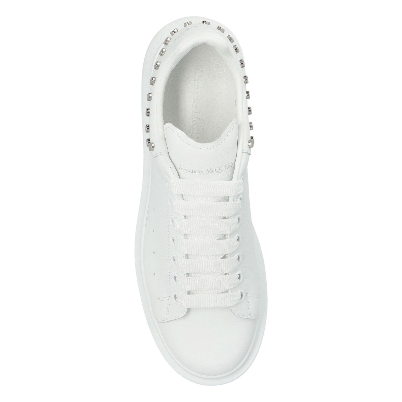 Alexander McQueen ALEXANDER MCQUEEN Oversized Men's White Studded Sneakers New Size US 9 / EU 42 - 3 Thumbnail