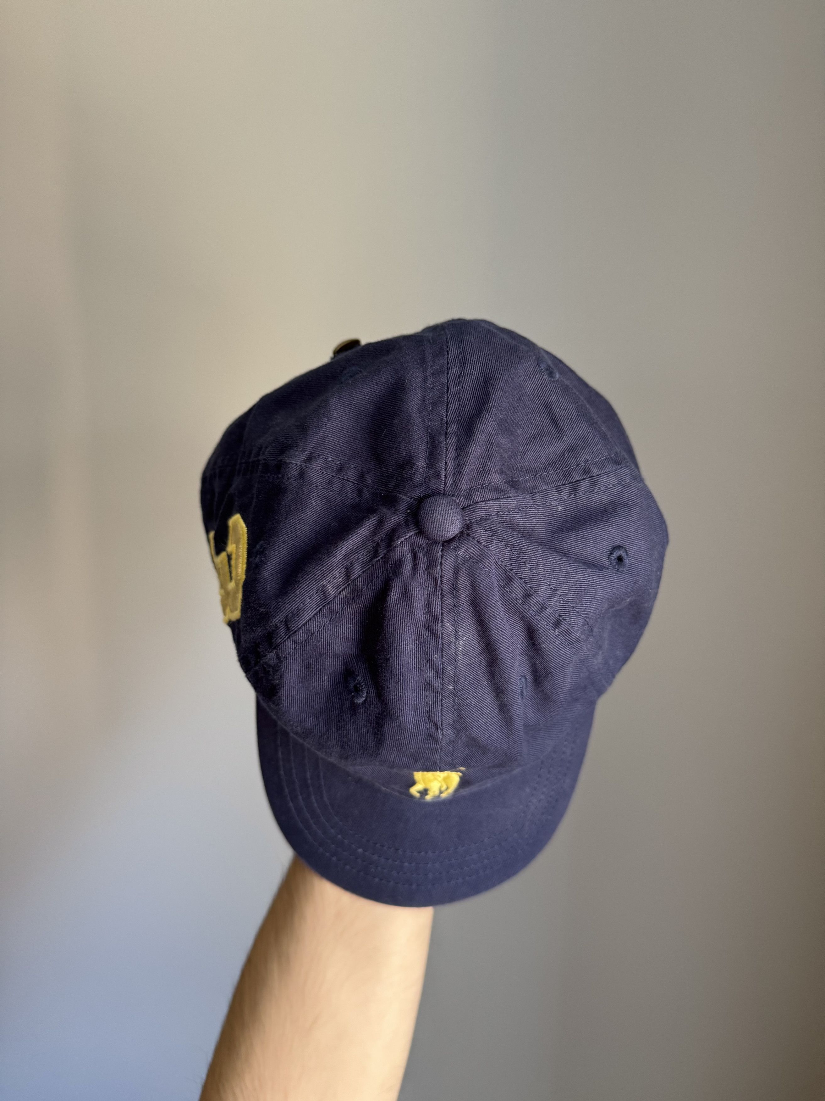 Polo Ralph Lauren × Ralph Lauren × Vintage Vintage Polo Ralph Lauren 3 Big logo Cap Hat Y2K Size ONE SIZE - 4 Thumbnail