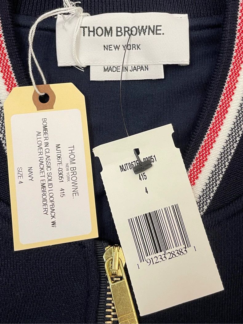 Thom Browne Thom browne Navy blue show ace series embroidered tennis ba Size US XL / EU 56 / 4 - 7 Thumbnail
