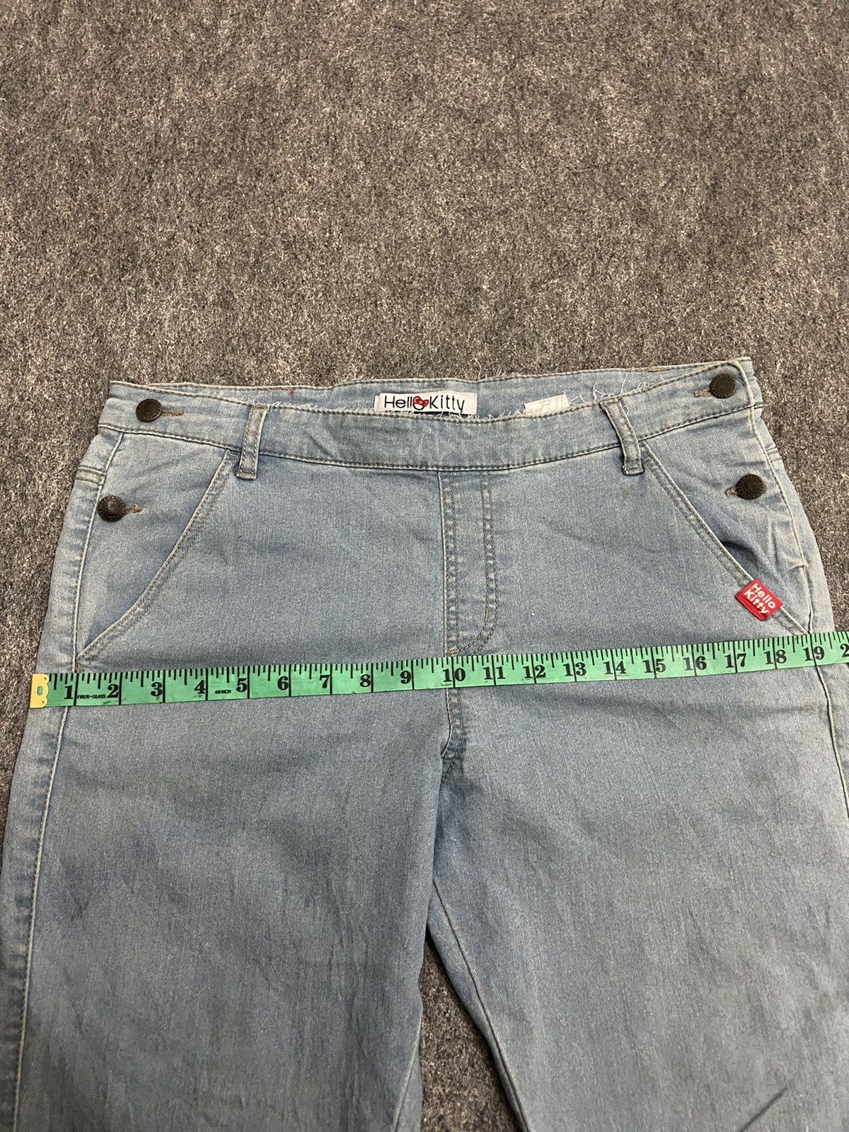 Hysteric Glamour × Japanese Brand vintage y2k denim pants hello kitty baggy pants Size 33" - 13 Thumbnail