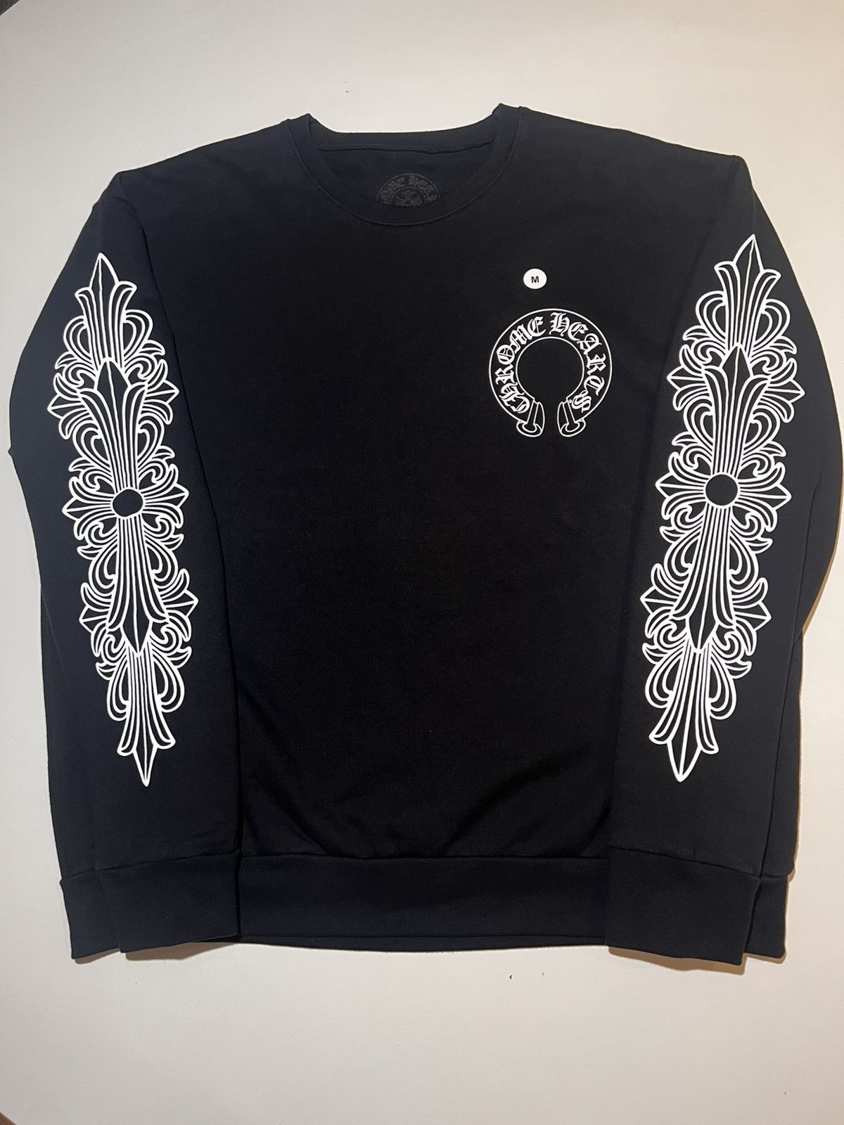 Chrome Hearts Chrome Hearts Horseshoe Crewneck Size US M / EU 48-50 / 2 - 1 Thumbnail