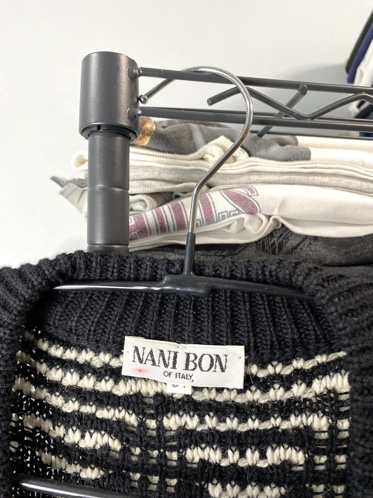 Coogi Rare! Nani Bon Wool Luxury Cardigan Sweater Abstract Knit Size US L / EU 52-54 / 3 - 8 Thumbnail