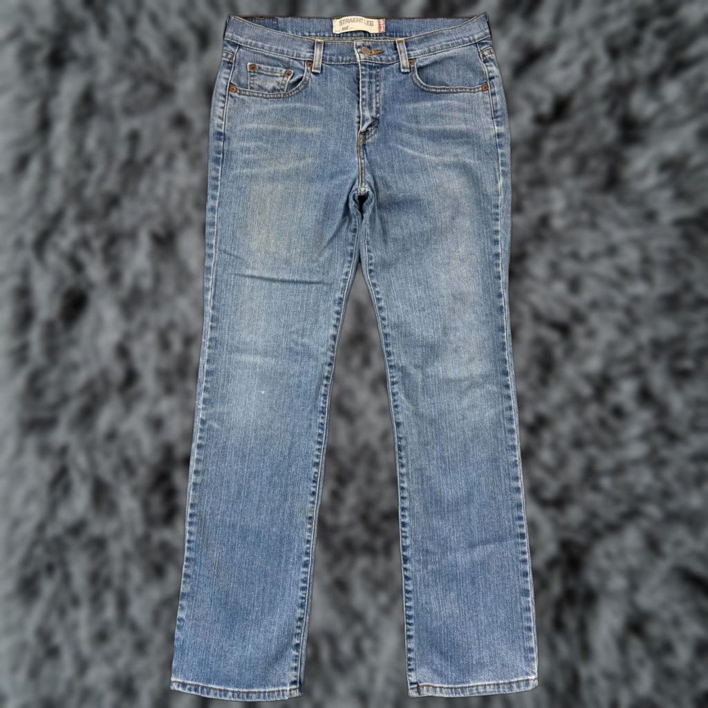 Levi's VTG Levi's 505 Jeans Womens 10M Blue Button Mid Rise 32x30 Straight Denim 90s Vintage Jeans Womens Size 32" / US 10 / IT 46 - 1 Thumbnail