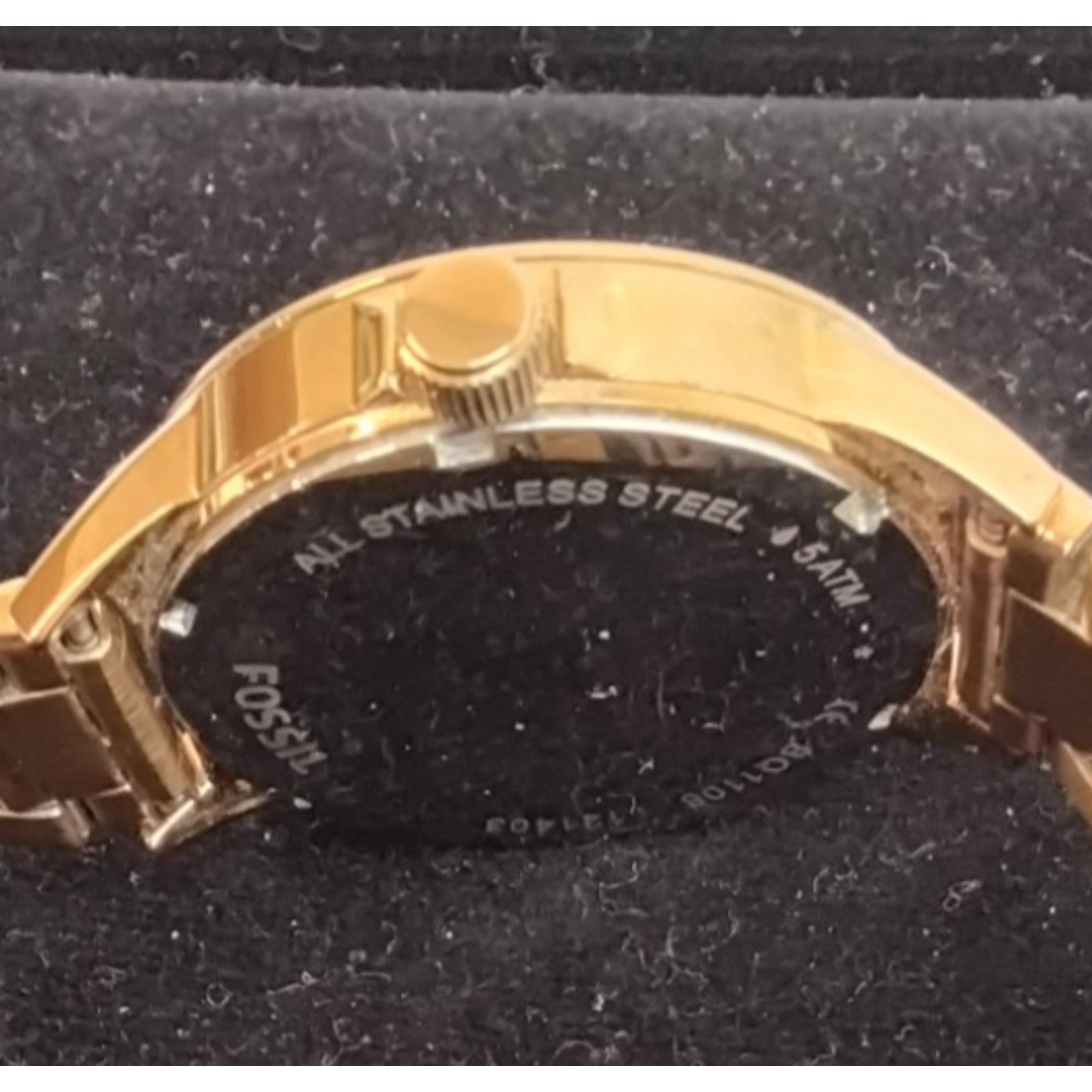 Fossil Fossil Watch Ladies BQ1108 Rose Gold Stainless Steel Size ONE SIZE - 10 Thumbnail