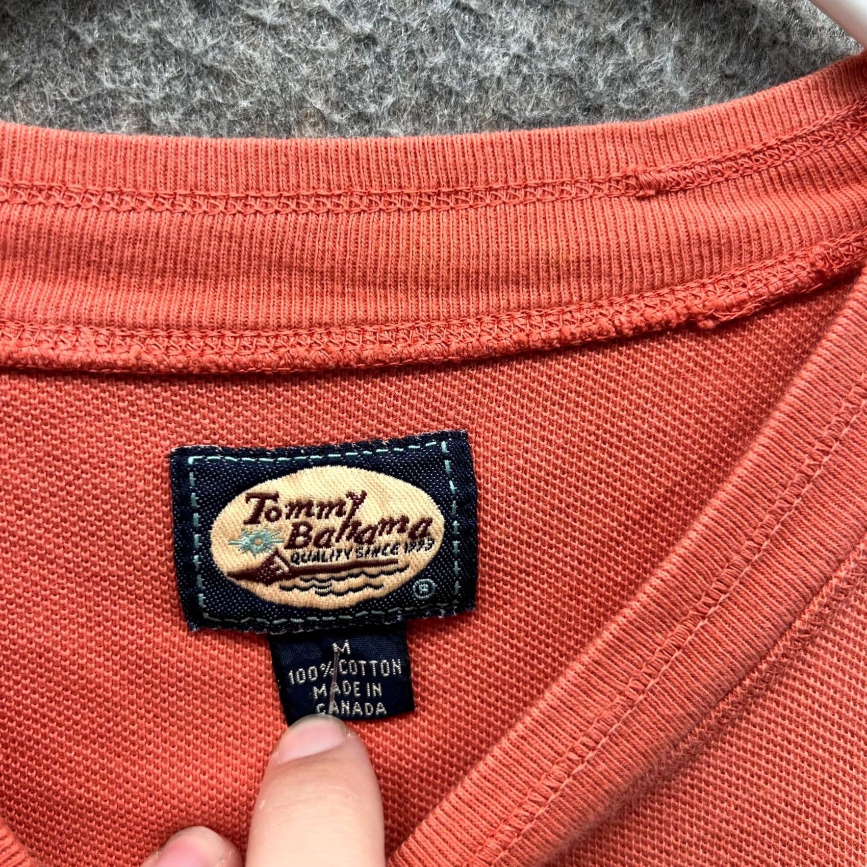 Tommy Bahama VINTAGE Tommy Bahama Shirt Men Large Pink Relax Crewneck Pocket Tee Short Sleeve VTG Size US L / EU 52-54 / 3 - 6 Thumbnail