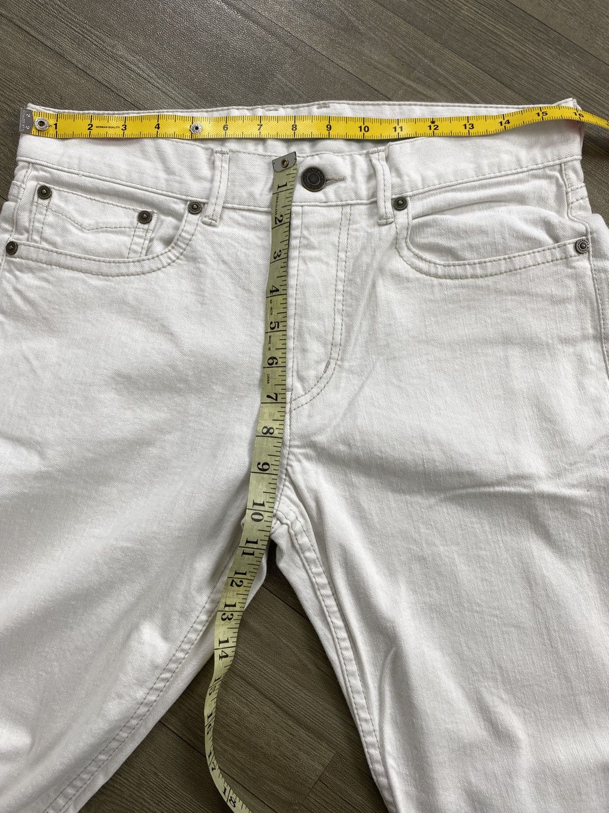 Burberry Vintage Burberry London White Straight Jeans Luxury Size US 30 / EU 46 - 17 Thumbnail