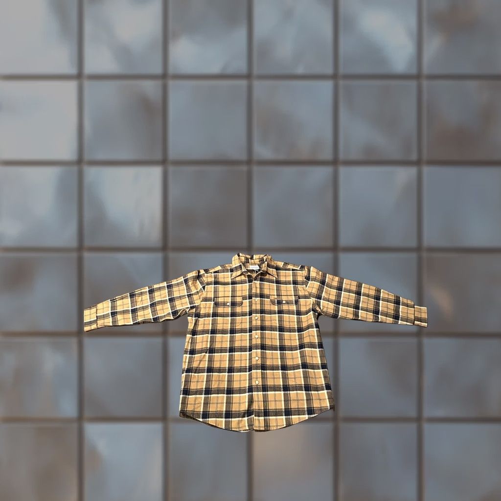 Carhartt Carhartt Shirt XL Multicolor Plaid Cotton Flannel Button-Up Men’s Size US XL / EU 56 / 4 - 1 Thumbnail