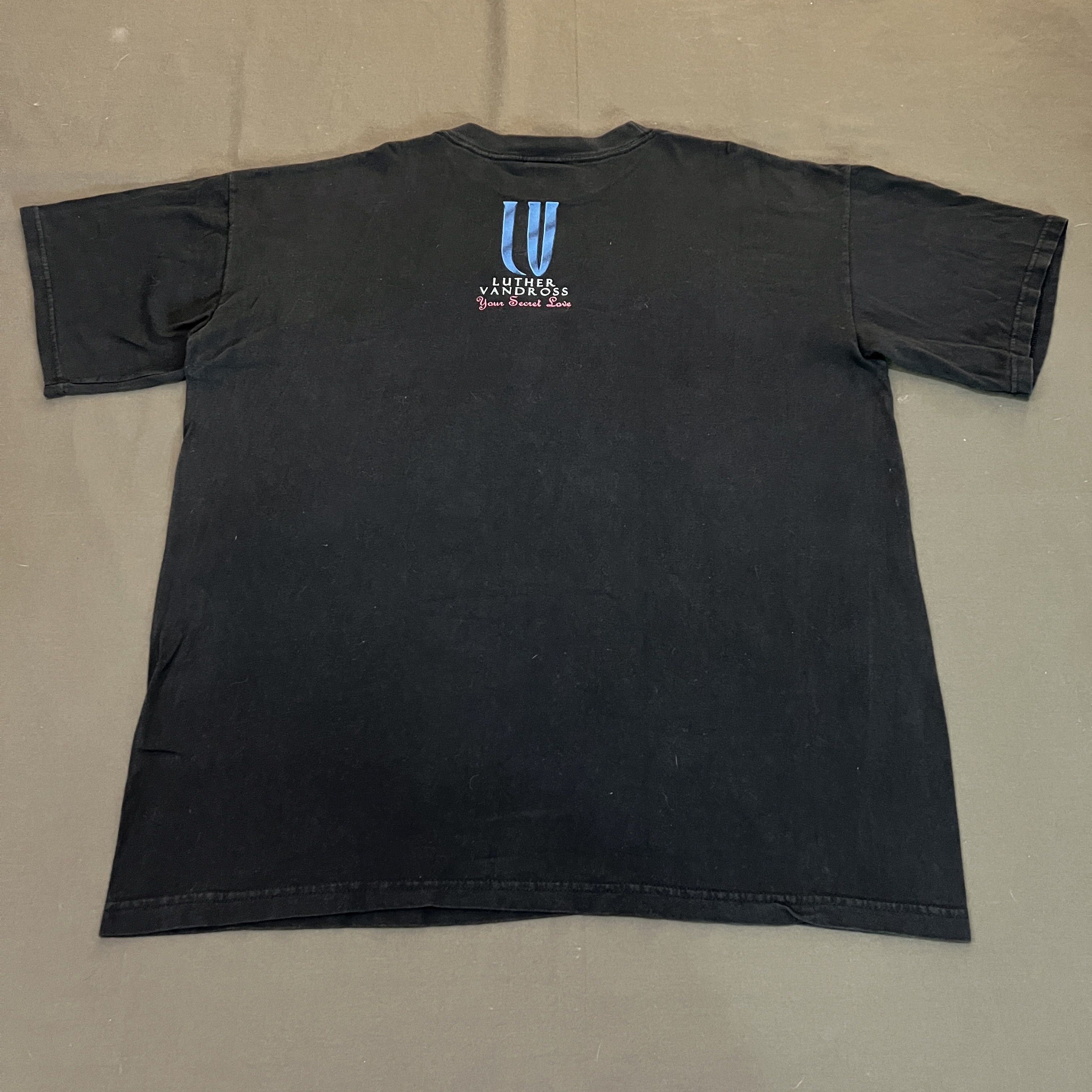 Band Tees × Rap Tees × Vintage Vintage 90s Luther Vandross your secret love Tee R&B XL Size US XL / EU 56 / 4 - 7 Thumbnail
