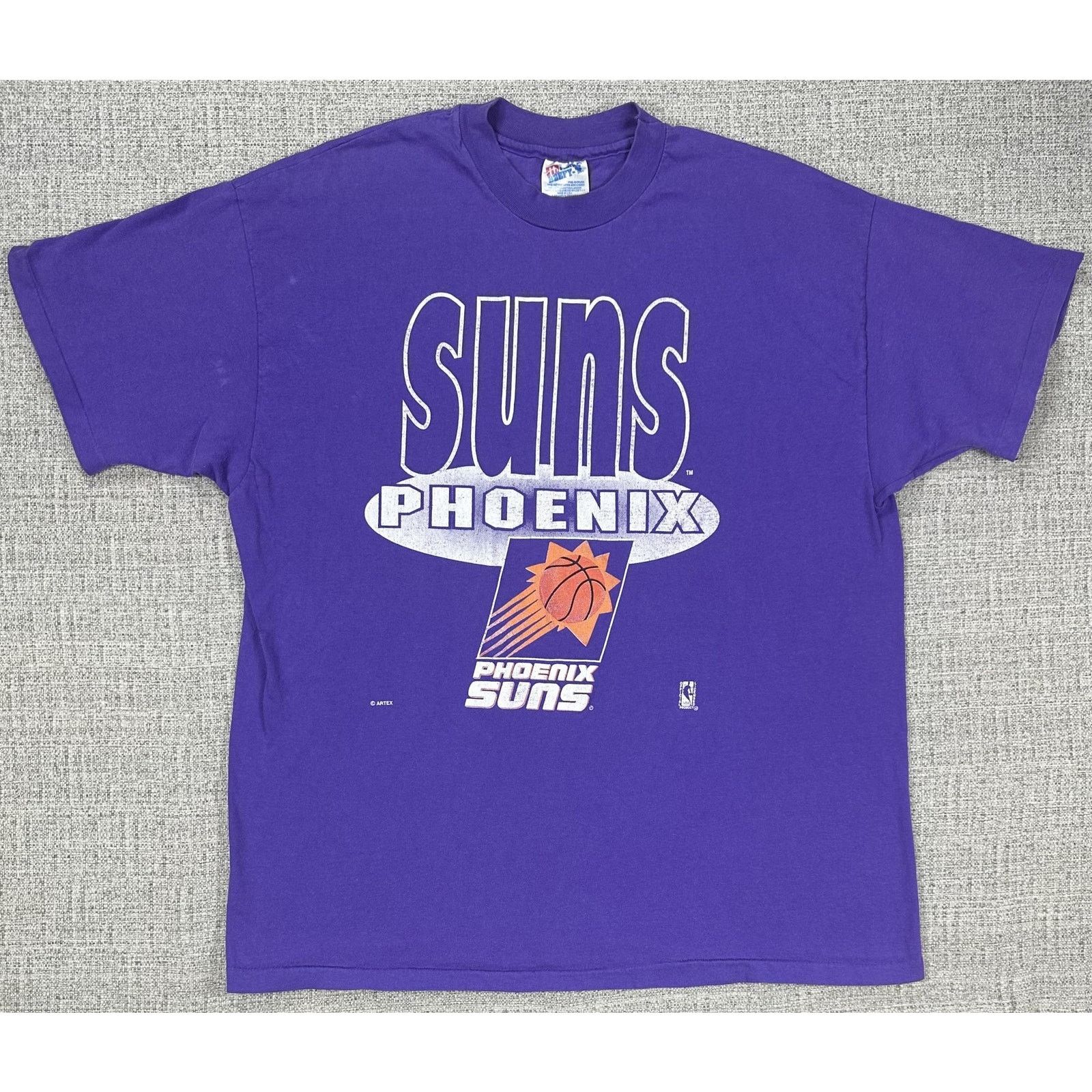 Hanes Phoenix Suns Shirt Sz XL Purple Basketball Hanes Artex USA Size US XL / EU 56 / 4 - 1 Thumbnail