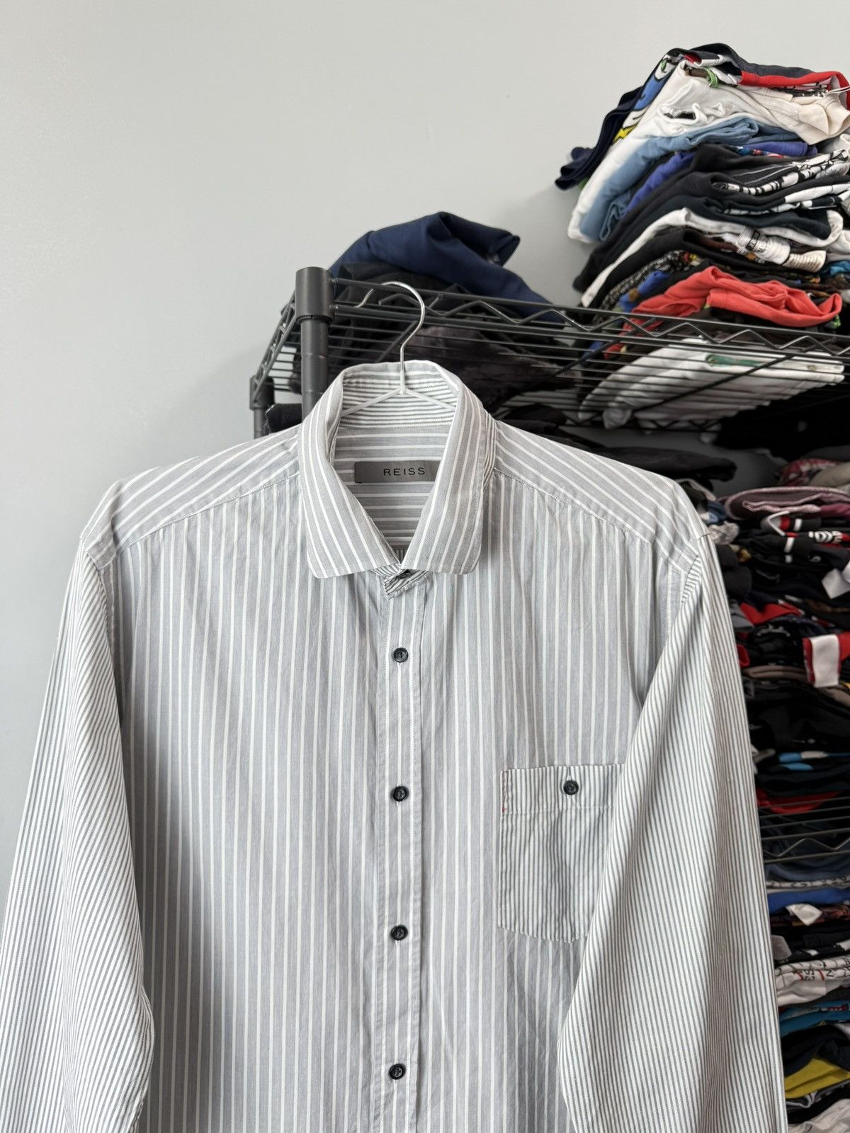Reiss Striped Reiss Shirt Button Up Luxury Size US S / EU 44-46 / 1 - 2 Thumbnail