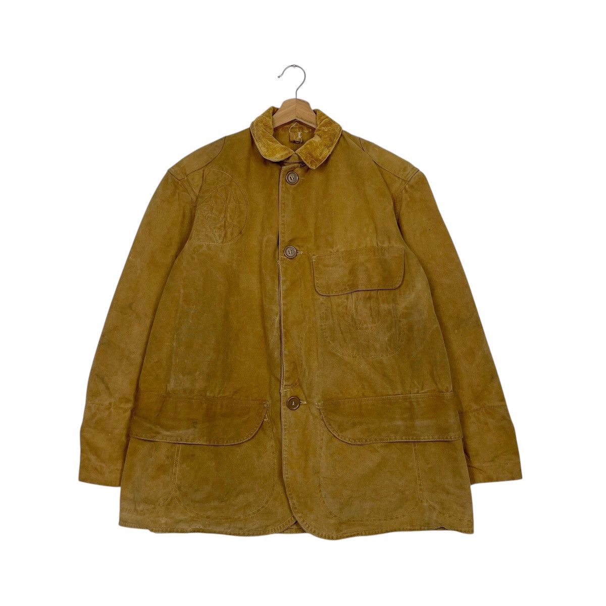 Vintage Vintage 30s Hettrick American Field Gun Coat Hunting Jacket Size US L / EU 52-54 / 3 - 1 Thumbnail