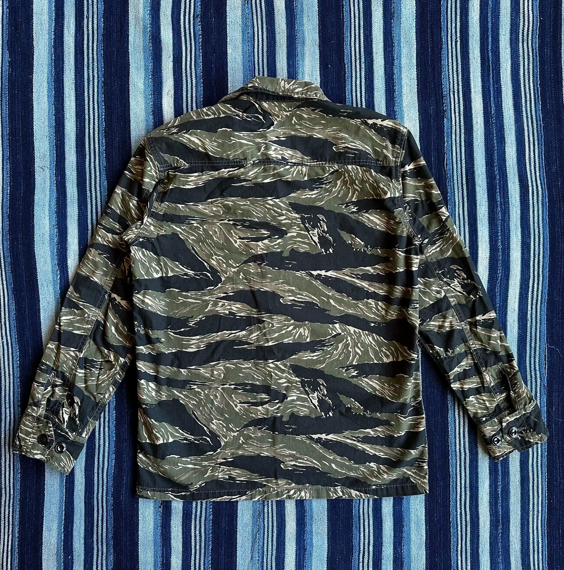 Neighborhood NEIGHBORHOOD 18AW MIL-BDU 4Pkt Tiger Camo Shirt Jacket Size US S / EU 44-46 / 1 - 2 Thumbnail