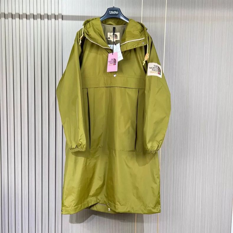 Gucci Gucci X TNF Windbreaker Jacket in Olive Green- DMC Size US XS / EU 42 / 0 - 1 Thumbnail