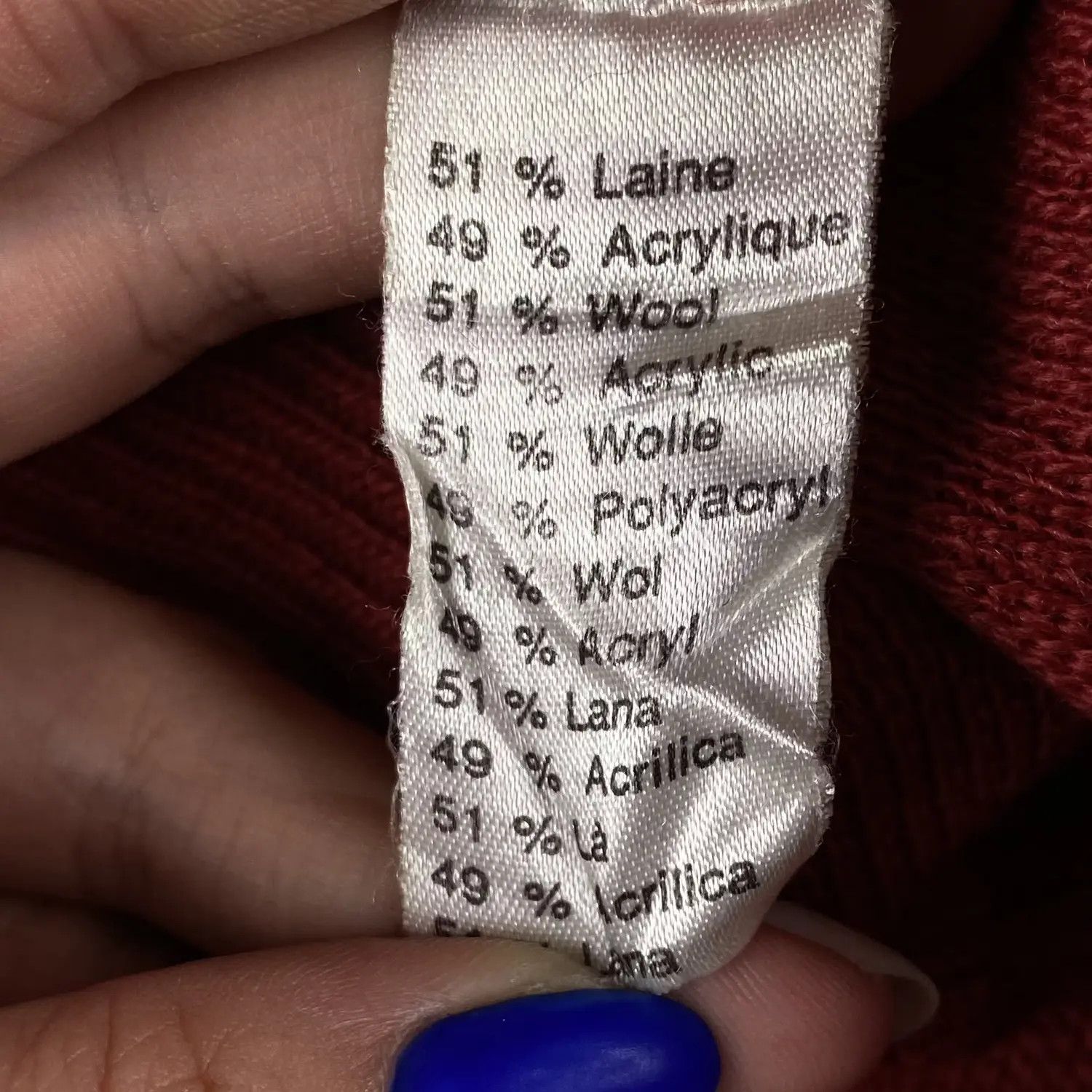 Lacoste × Vintage Sweater V Neck Chemise Lacoste Size XL Size US XL / EU 56 / 4 - 5 Thumbnail