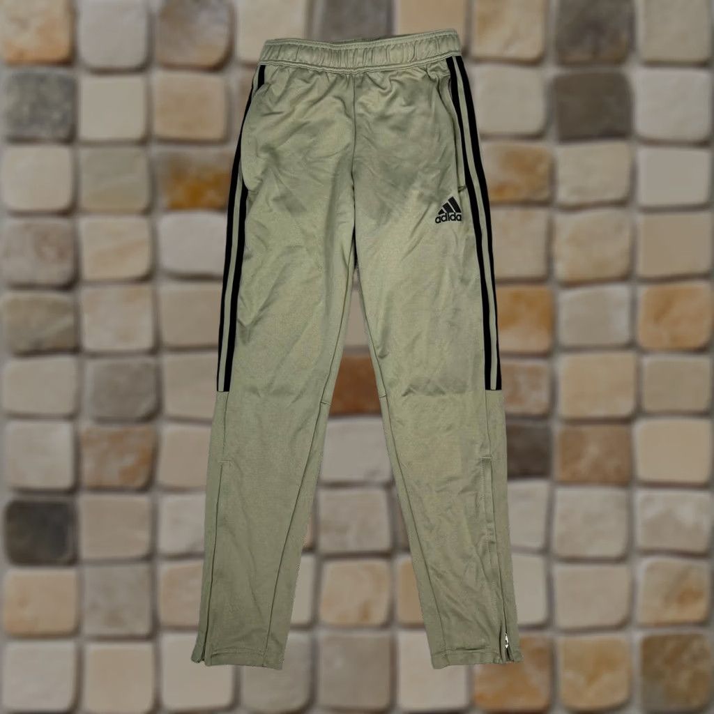 Adidas Adidas Primegreen Aeroready Sereno Slim Tapered Cut Pants Mens Small Green Logo Size US 29 - 1 Thumbnail