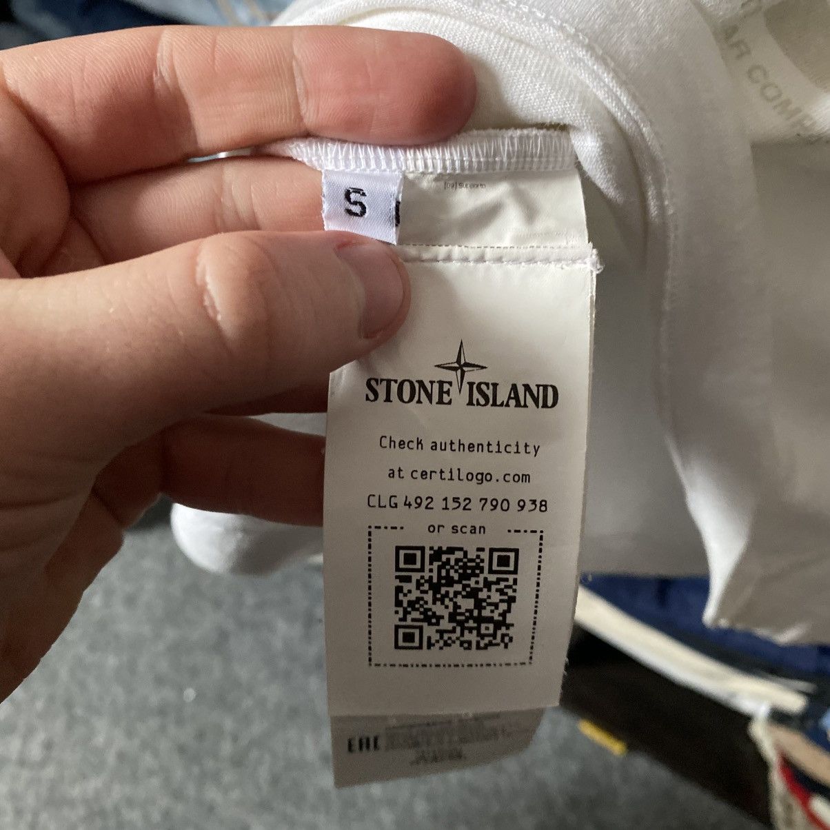 Stone Island Luxury Stone Island Big Graphic Logo y2k streetwear tee Size US S / EU 44-46 / 1 - 10 Thumbnail