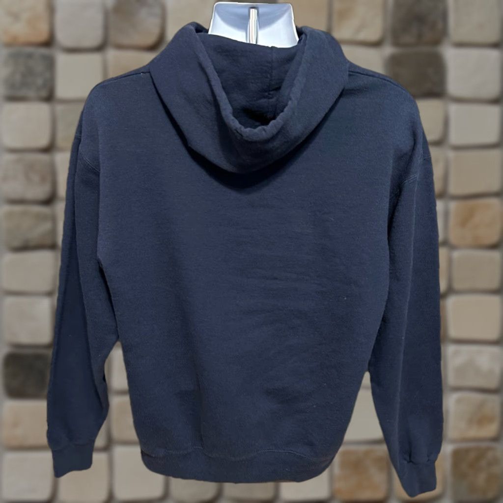 Champion VTG Boston University Champion Hoodie Men Large Navy Drawstring Kangaroo Pocket Size US L / EU 52-54 / 3 - 1 Thumbnail