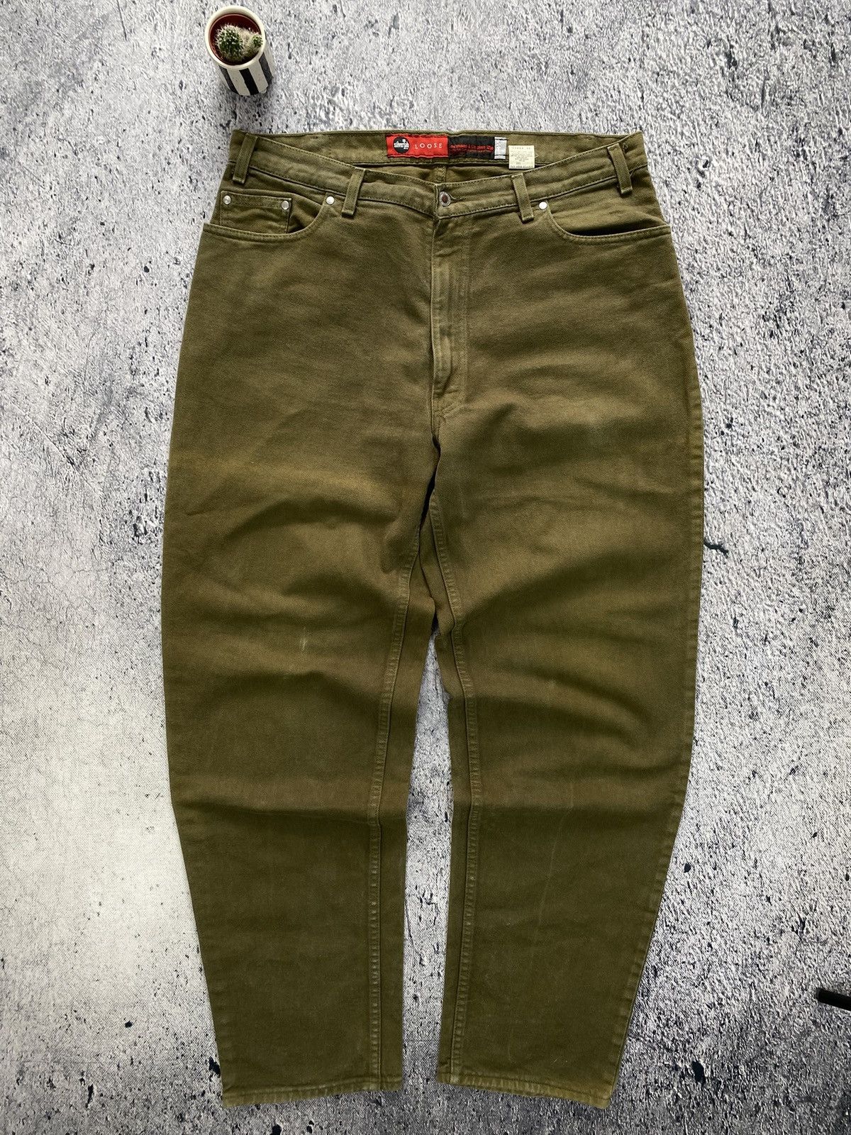 Levi's × Vintage Vintage Levi’s Silver tab Streetwear Pants denim baggy Size US 38 / EU 54 - 2 Thumbnail