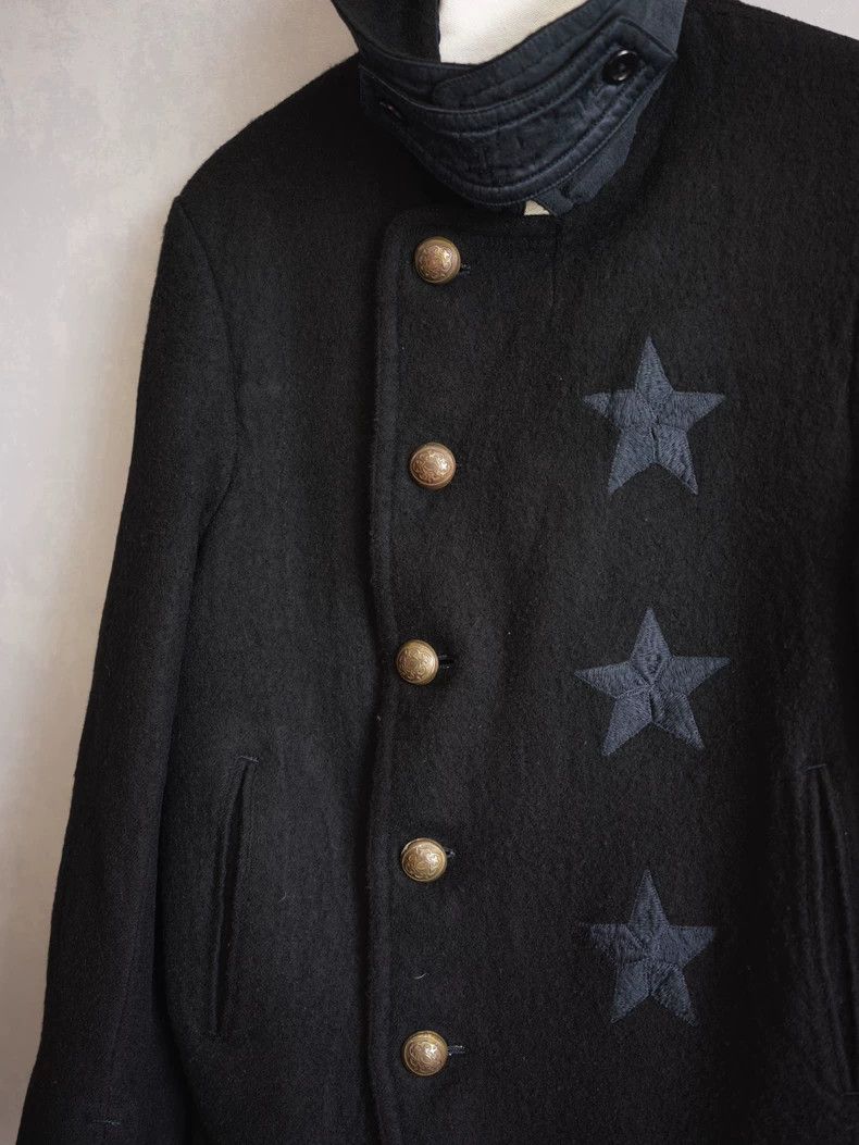 Yohji Yamamoto Yohji Yamamoto 06AW Brass Star Embroidered Felted Jacket 25 Size US M / EU 48-50 / 2 - 3 Thumbnail