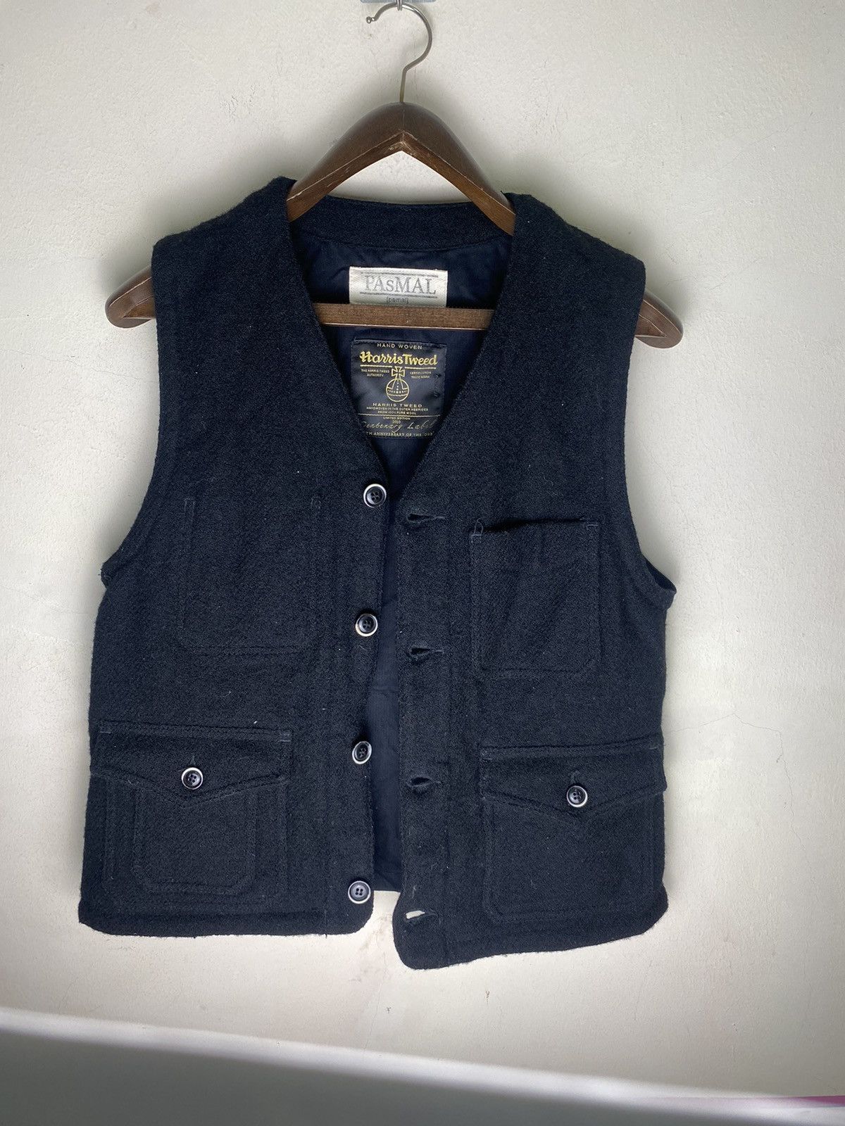 Harris Tweed × Japanese Brand Limited Edition 2010 Harris Tweed 100Th Anniversary Vest Size US L / EU 52-54 / 3 - 1 Thumbnail