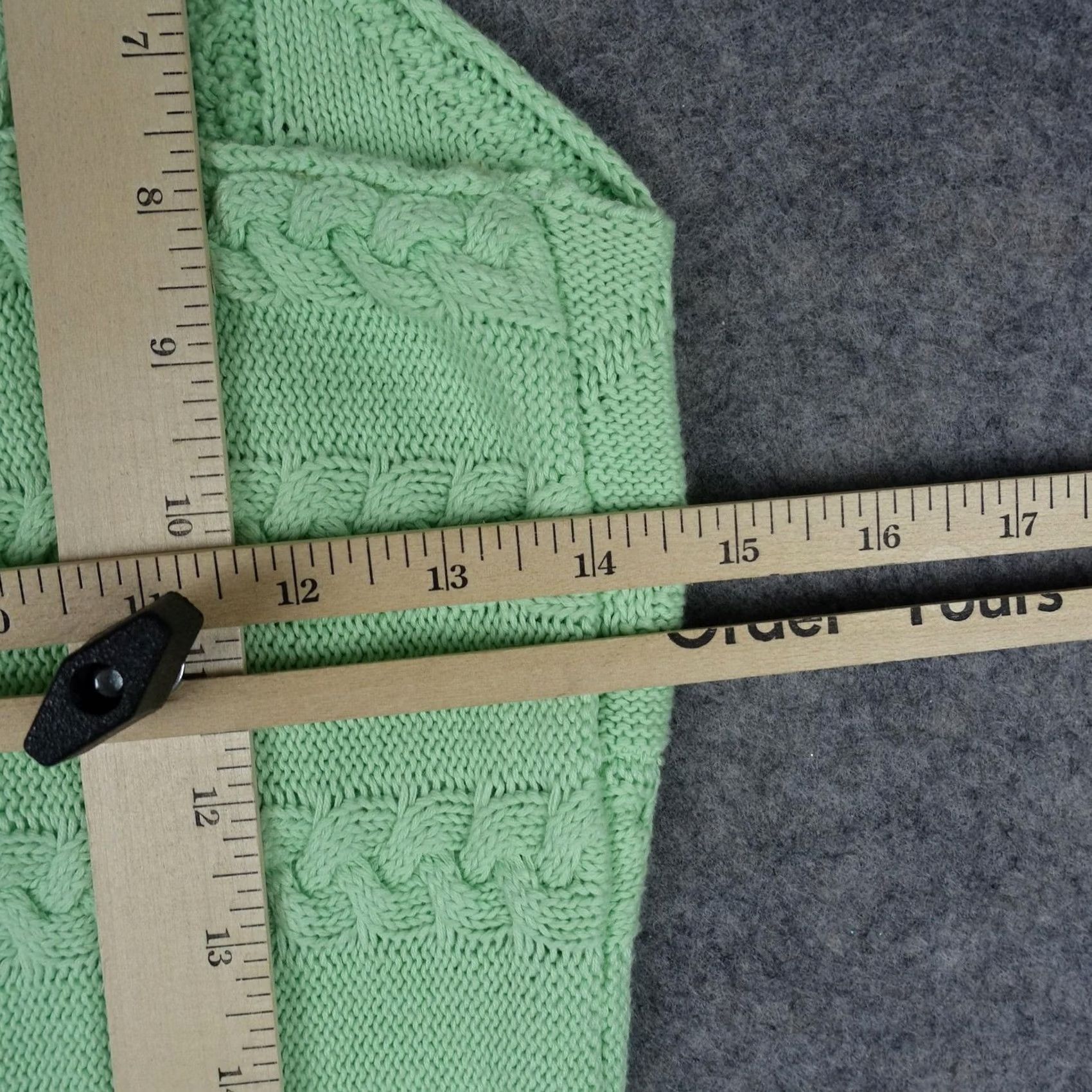 Vintage Seven Wonders Dress Womens L Green Knit Bodycon Sleeveless V-Neck Pullover Casual Party/Cocktail Boho Digital 90s? Size L / US 10 / IT 46 - 7 Thumbnail