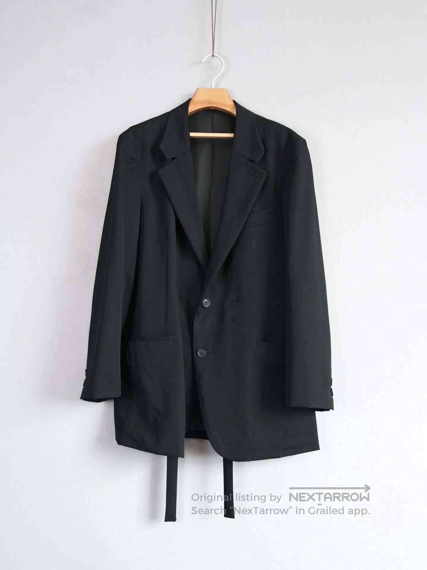 Yohji Yamamoto Yohji Yamamoto 19AW Mafia Belted Jacket. Size US L / EU 52-54 / 3 - 2 Thumbnail