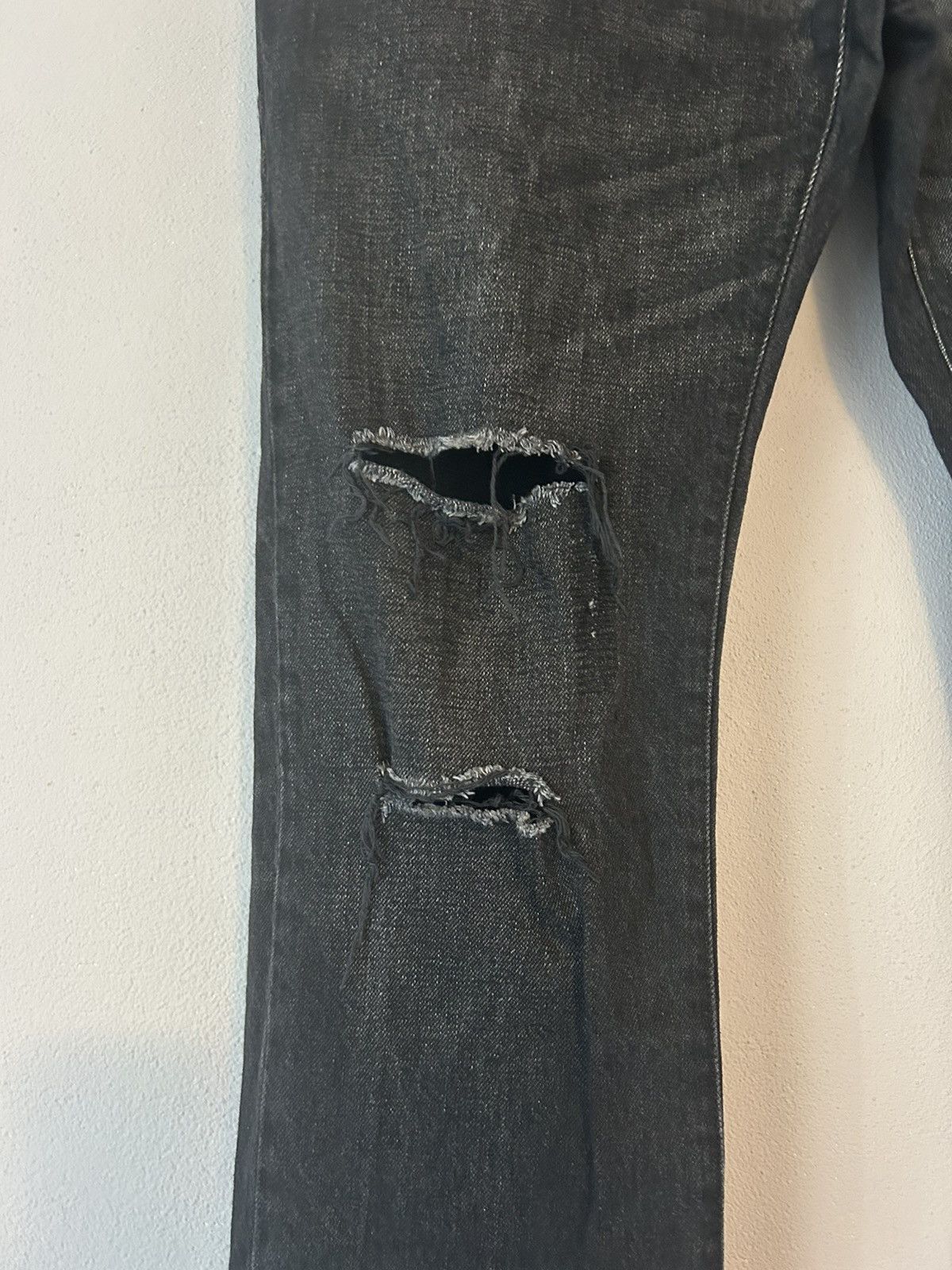 Saint Laurent Paris Black D02 M/SK-LW Jeans Size US 32 / EU 48 - 4 Thumbnail