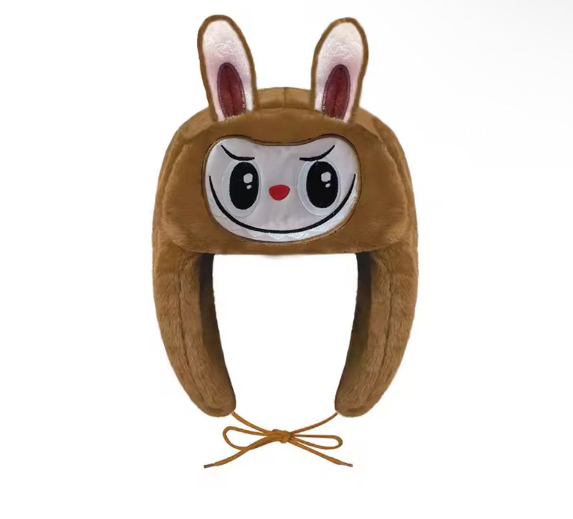 Japanese Brand Y2K Vintage Brown Monster Ushanka Autumn Winter Warm Hat Size ONE SIZE - 2 Thumbnail