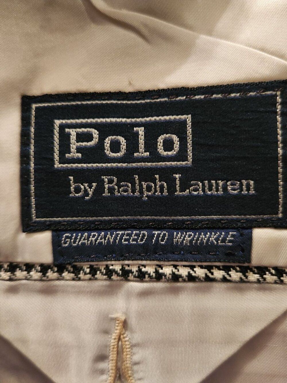 Polo Ralph Lauren polo Ralph Lauren mens 88%linen12%silk sport coat blazer 42R Size 42R - 3 Thumbnail