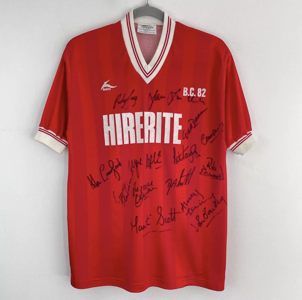 Vintage Vintage Bristol City 1983/1985 Andy Llewellyn Bukta Jersey Size US L / EU 52-54 / 3 - 1 Thumbnail