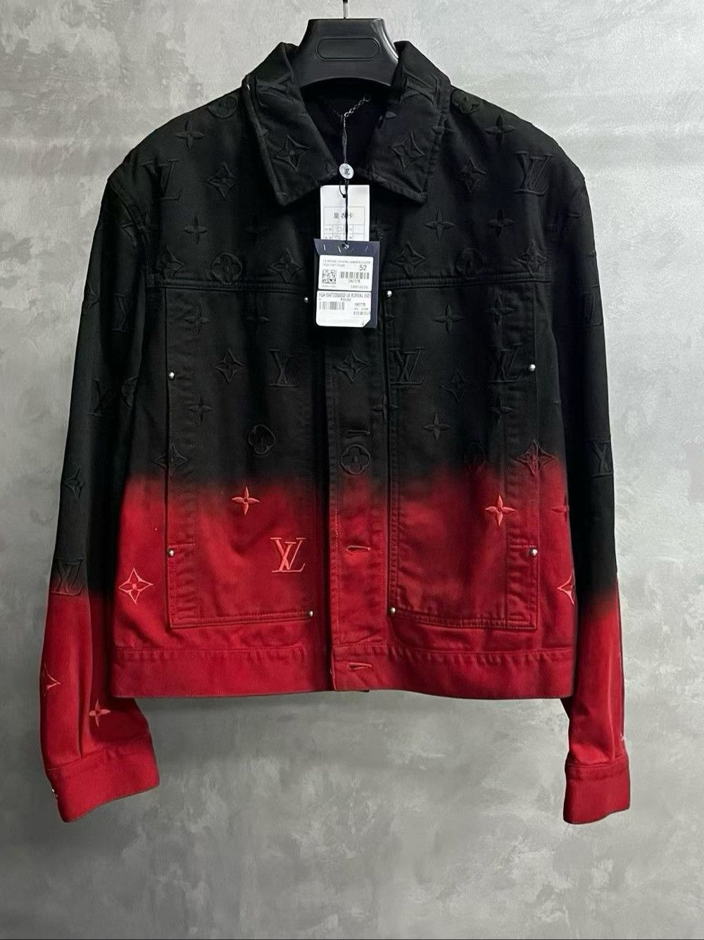 Louis Vuitton Louis Vuitton Ombre Monogram Denim Jacket Size 54 Size US L / EU 52-54 / 3 - 1 Thumbnail