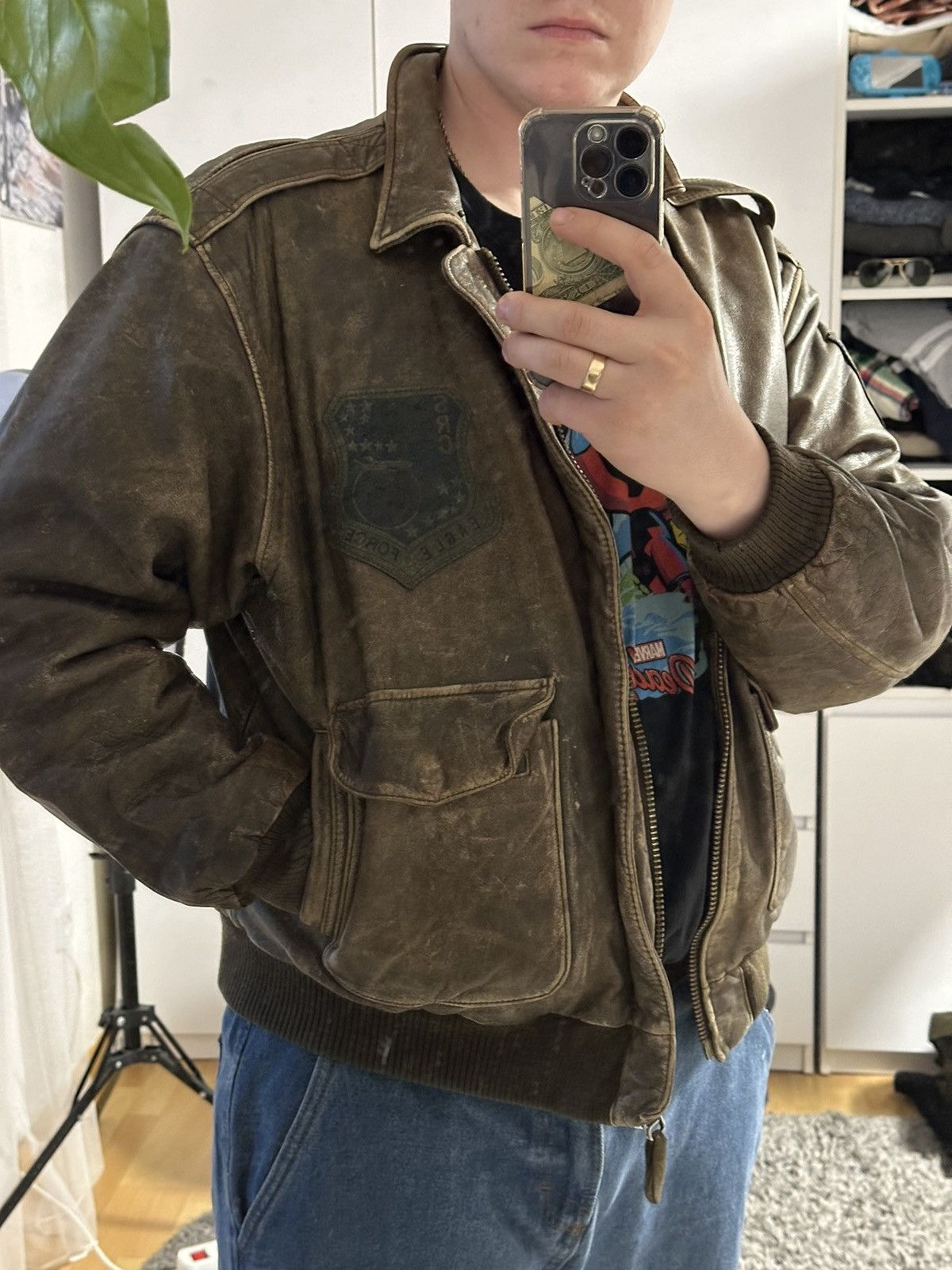 Vintage Eagle force Jacket Bomber Vintage StreetWear M1 Military Size US M / EU 48-50 / 2 - 16 Thumbnail