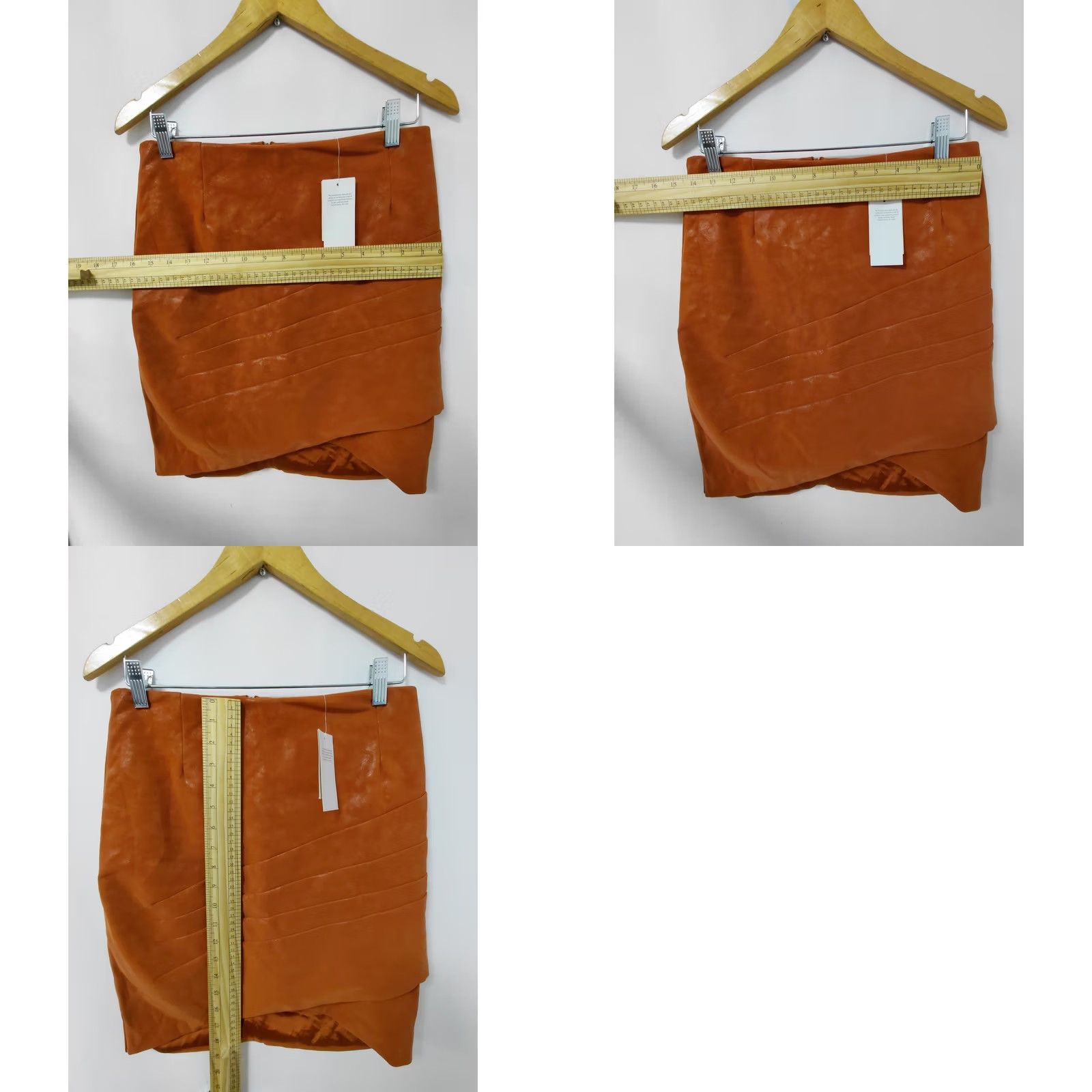 Guess GUESS Skirt Women Size M Ginger Spice Solid Lightweight Size 32" / US 10 / IT 46 - 9 Thumbnail