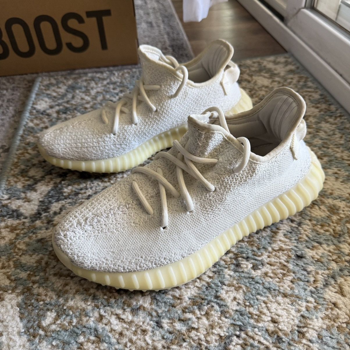 Adidas Adidas Yeezy Boost 350 V2 ‘Cream White’ Size US 7.5 / EU 40-41 - 3 Thumbnail