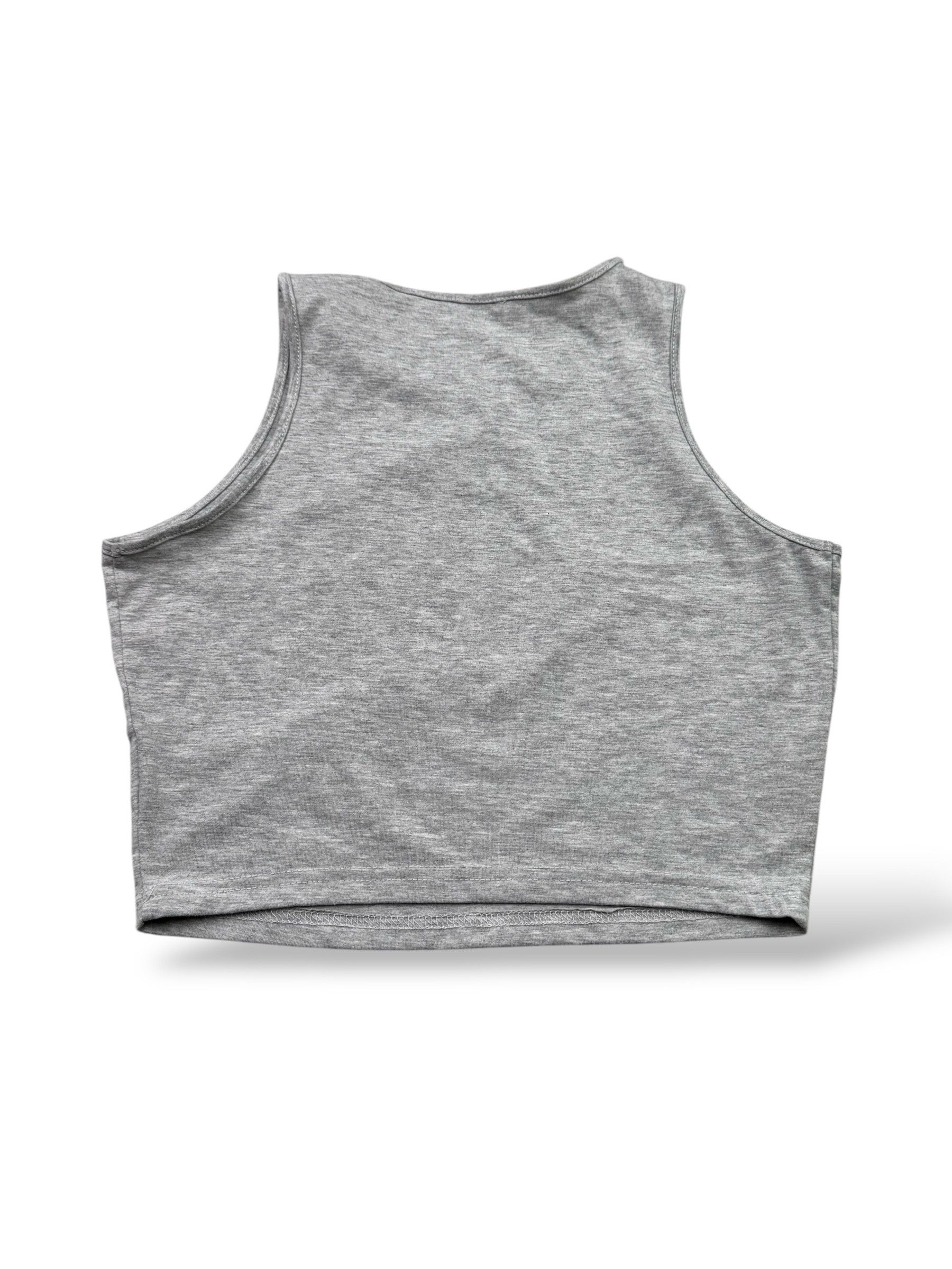 Japanese Brand Vintage Cropped Tank Top W193(V9) Size S / US 4 / IT 40 - 3 Thumbnail