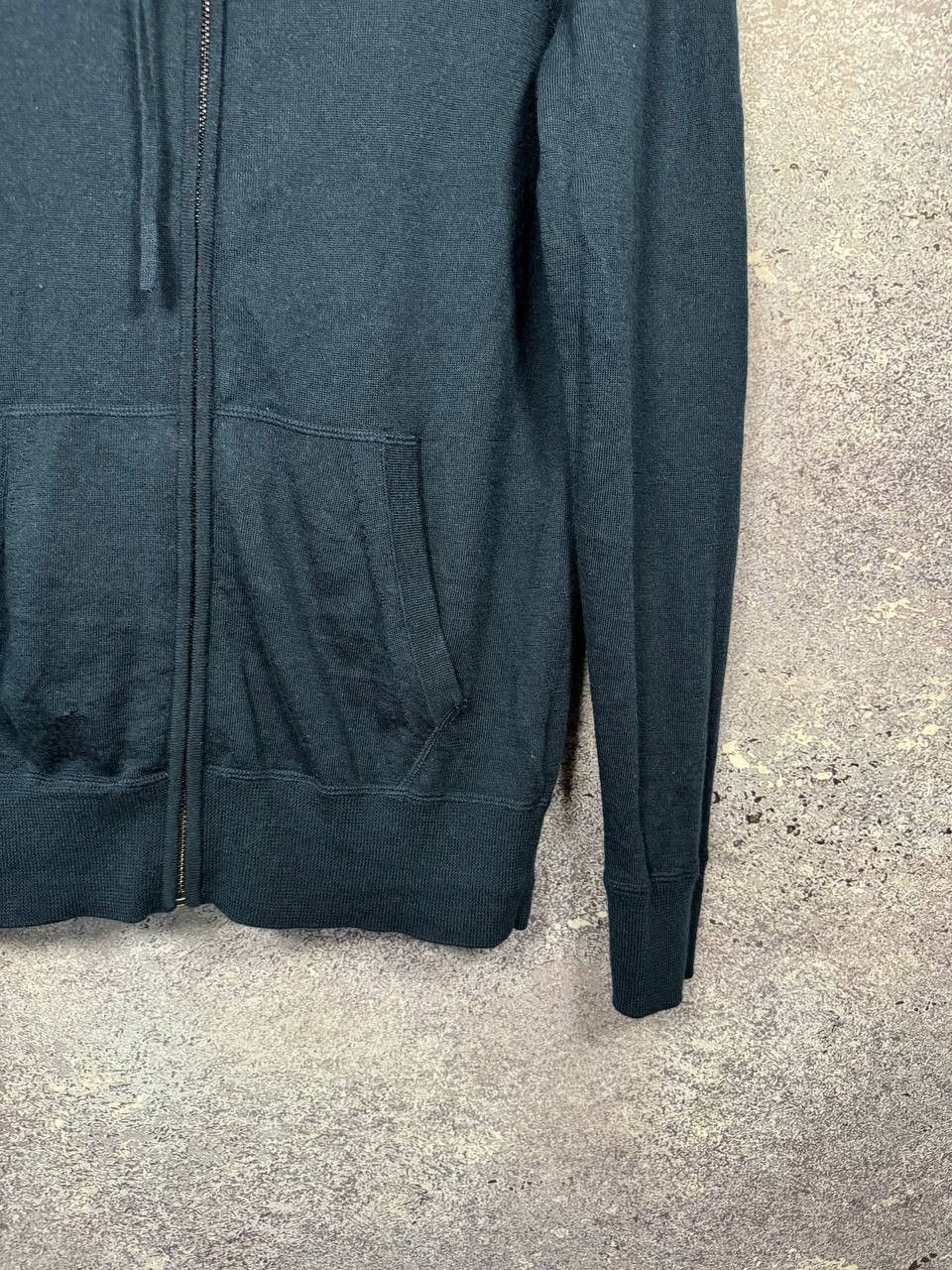 Allsaints Allsaints Mode Merino Zip Hoody MK130D Blue Men's Small Size US S / EU 44-46 / 1 - 5 Thumbnail