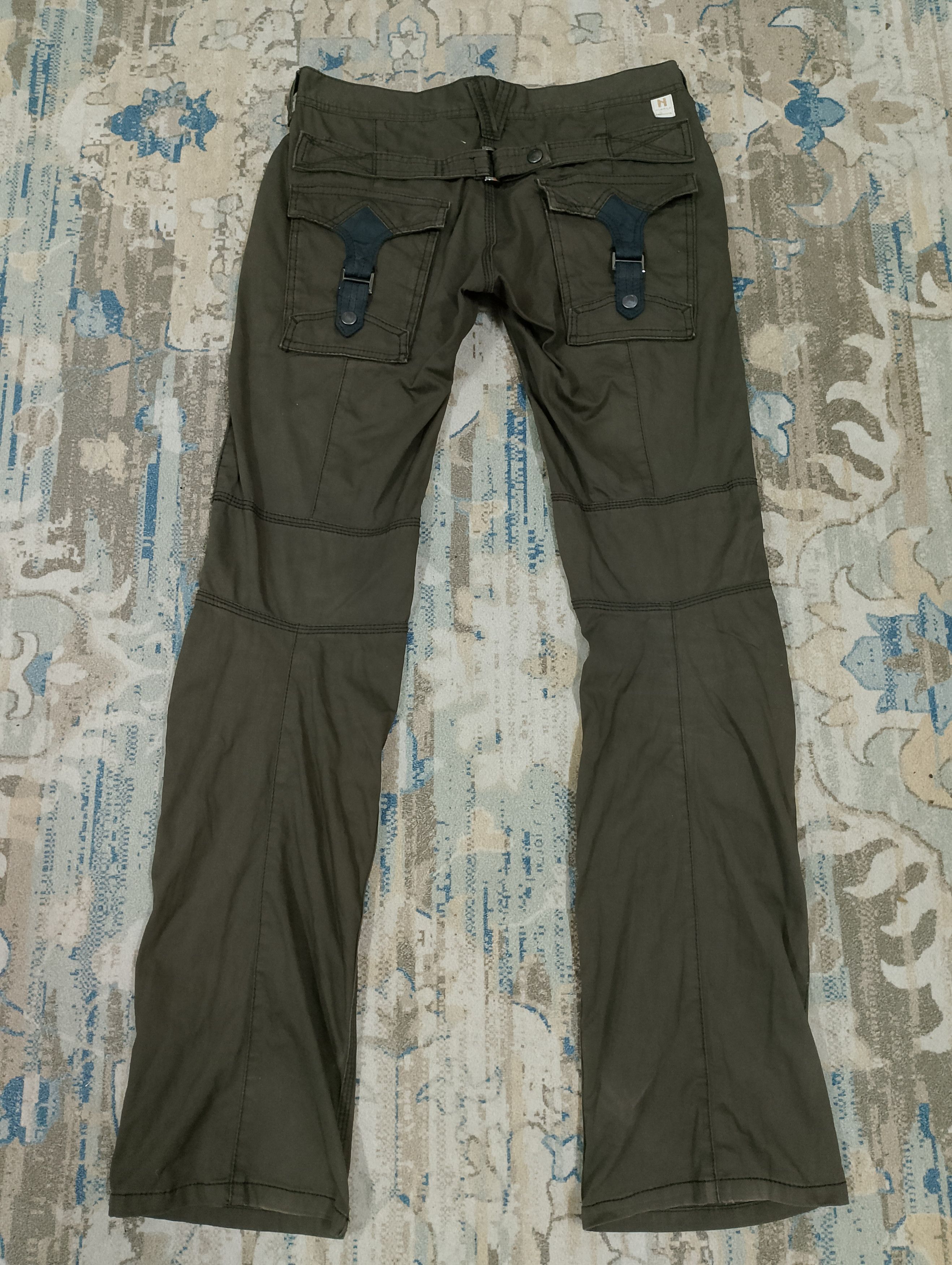 HIDEAWAYS × Japanese Brand Flare Bush Pants Multipocket by Nicole Hideaways Size US 31 - 5 Thumbnail