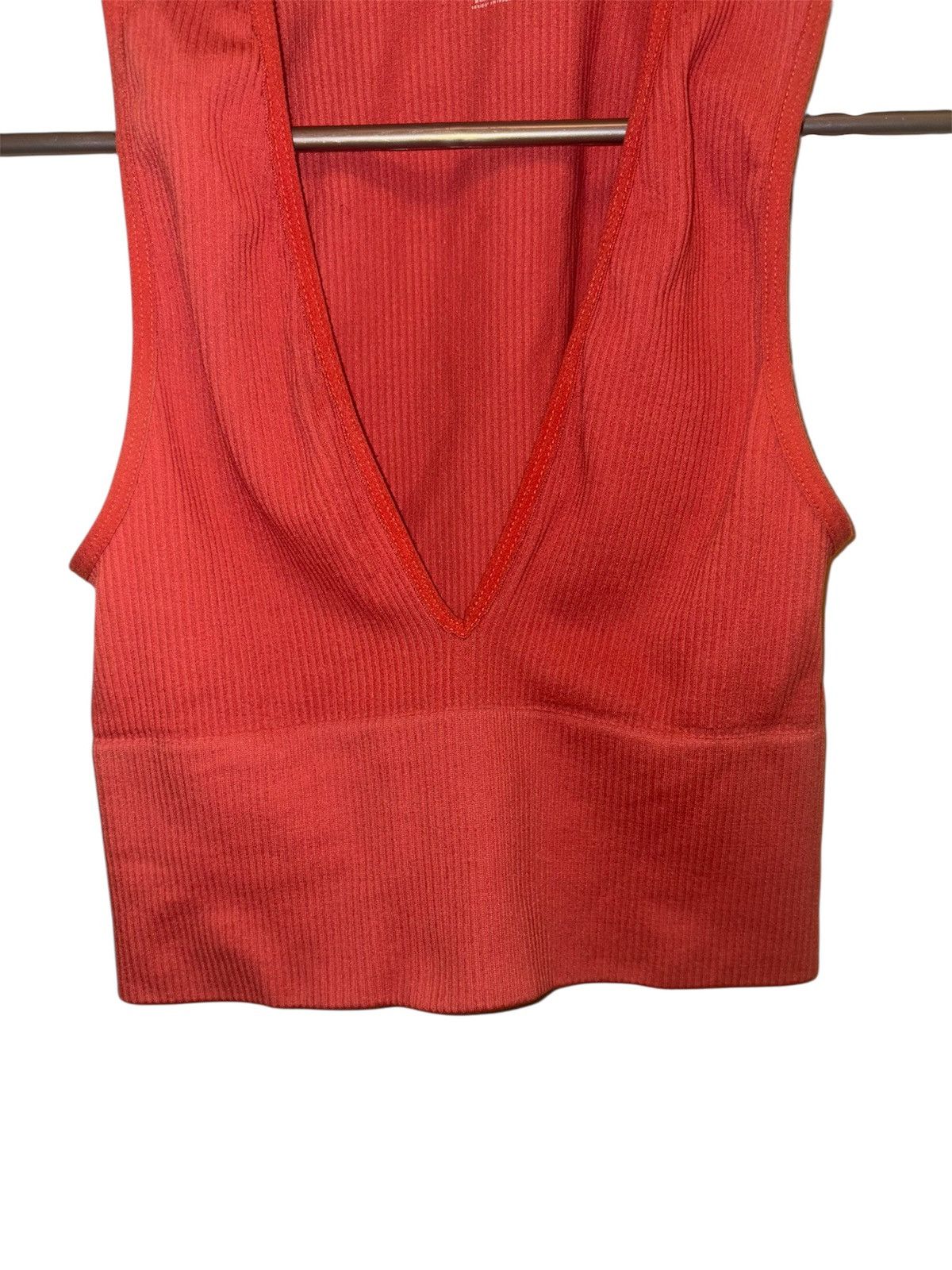 Urban Outfitters Out From Under Urban Outfitters Womens Red Cropped Tank Top Size S / US 4 / IT 40 - 3 Thumbnail