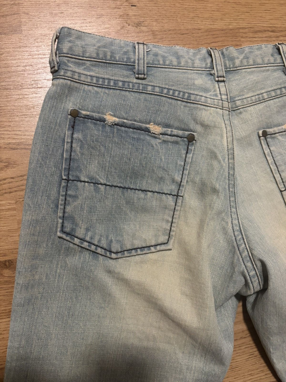 Number (N)ine fw2001 Number (N)ine blue Denim Jeans Archive Size US 30 / EU 46 - 4 Thumbnail