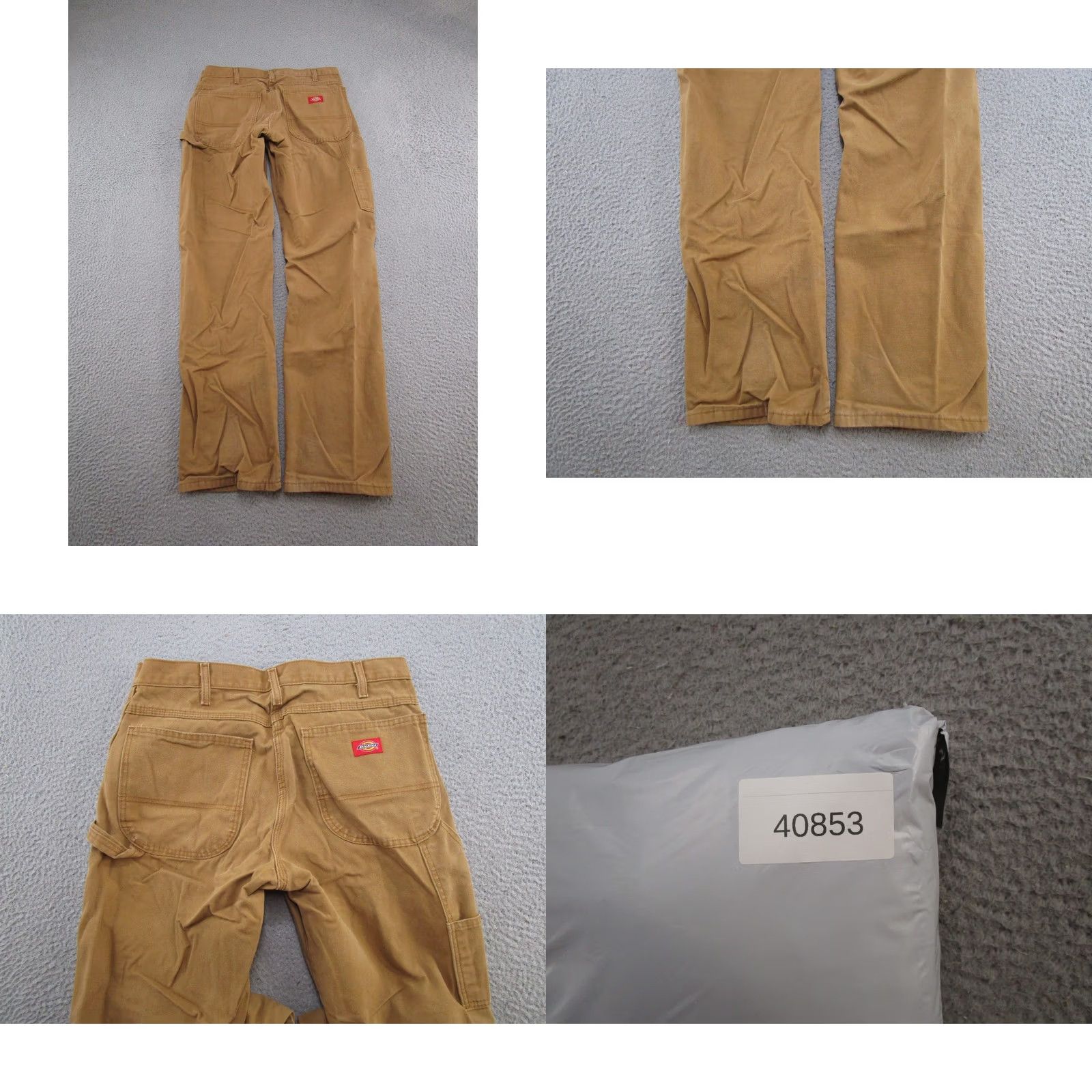 Dickies Dickies Work Wear Carpenter Style Pants Beige Canvas Size 32x33 Mens Regular 32in Inseam Straight Leg Canvas Workwear 90s Size US 32 / EU 48 - 9 Thumbnail