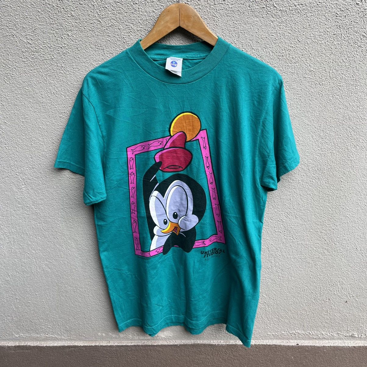 Universal Studios Vintage 90s CHILLY WILLY cartoons tee Size US M / EU 48-50 / 2 - 1 Thumbnail
