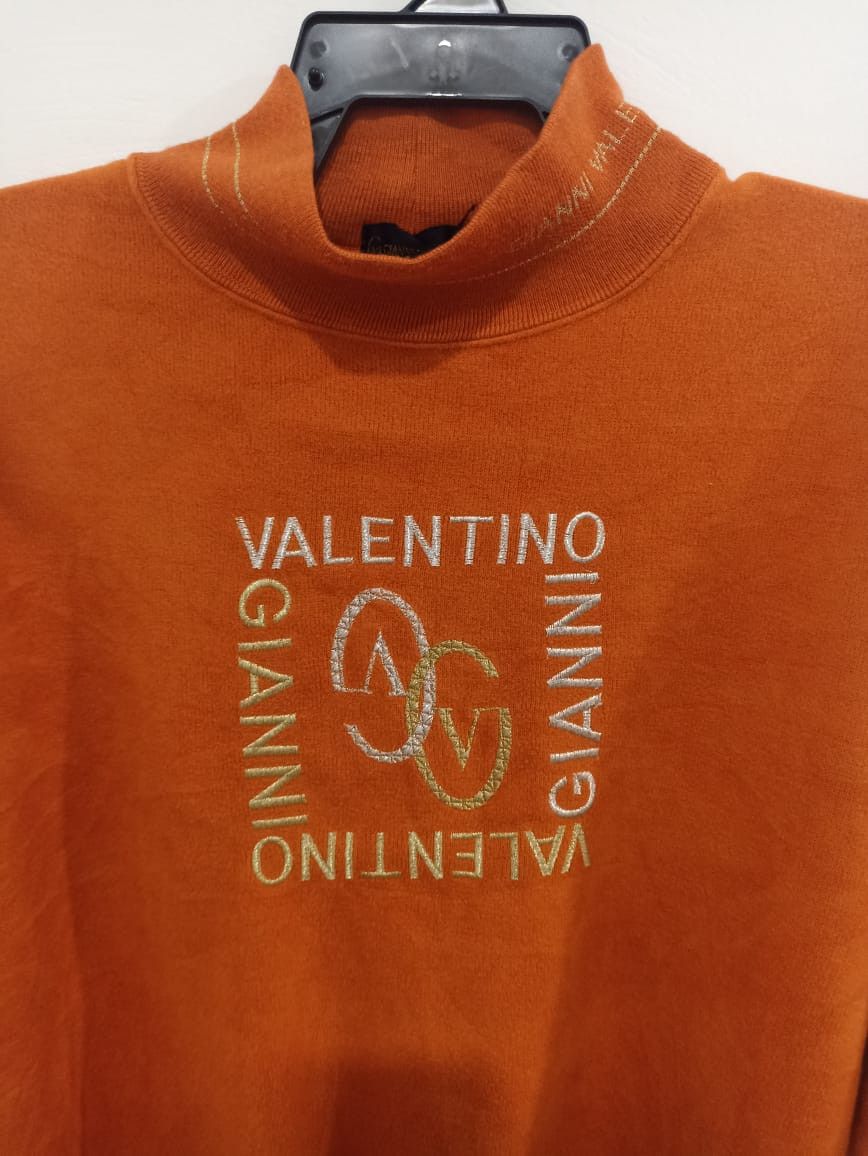 Gianni Valentino Gianni Valentino Orange Sweatshirt Size US L / EU 52-54 / 3 - 1 Thumbnail