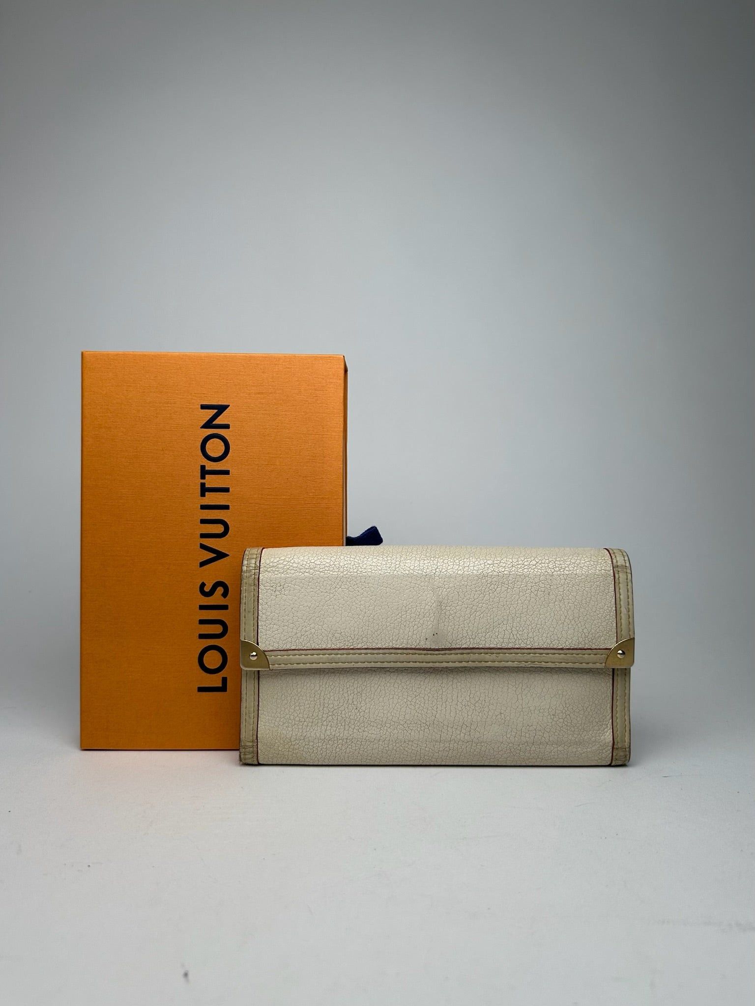 Louis Vuitton Vintage leather wallet white Size ONE SIZE - 1 Thumbnail