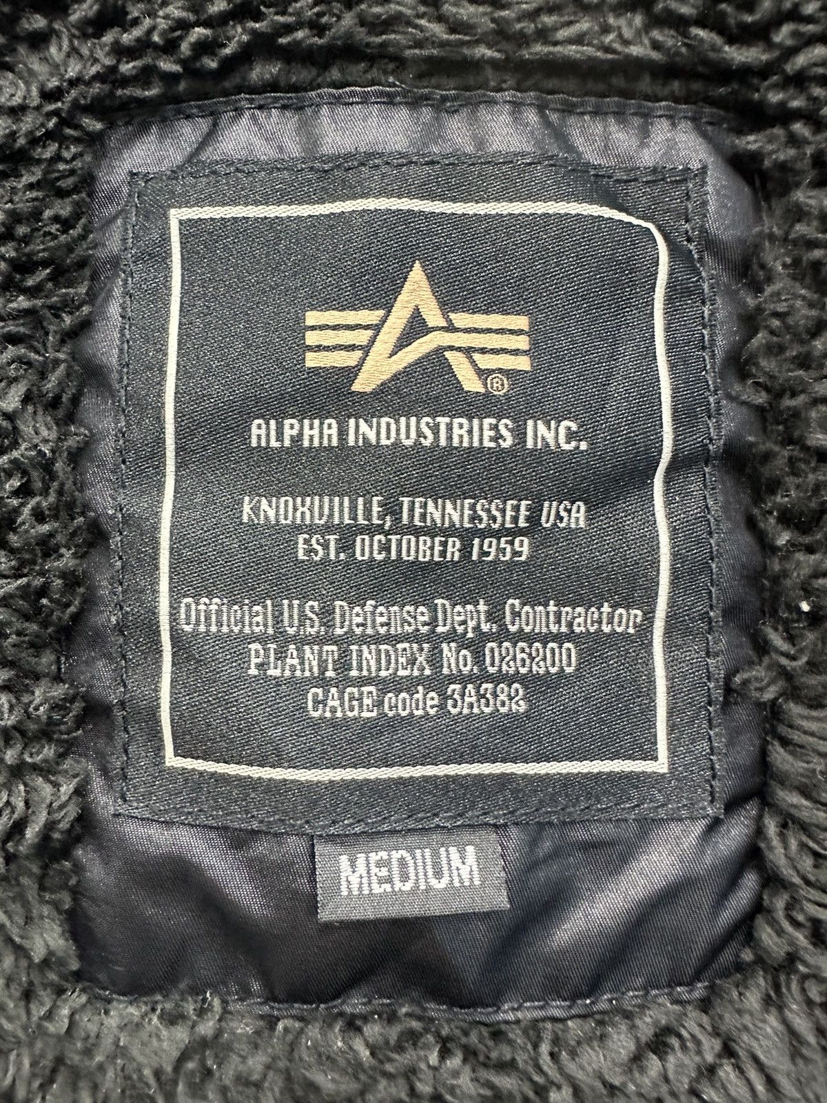 Alpha Industries Alpha Industries Black Wax Style Winter Jacket MJ149 Size US M / EU 48-50 / 2 - 9 Thumbnail