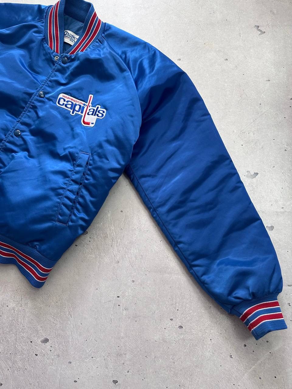Chalk Line Vintage Washington Capitals Bomber Jacket Chalk Line NHL USA Size US XL / EU 56 / 4 - 18 Thumbnail