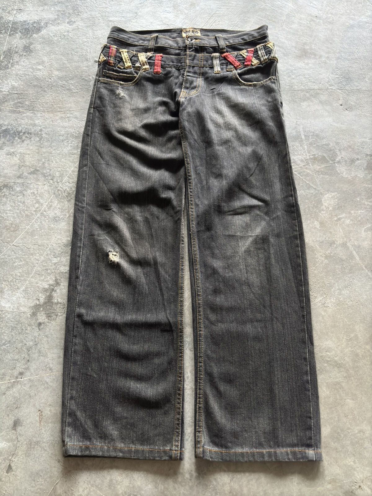 Hysteric Glamour SICK DOUBLE WAIST NYLAUS JAPANESE BRAND PPFM INSPIRED PUNK Size US 33 - 1 Thumbnail