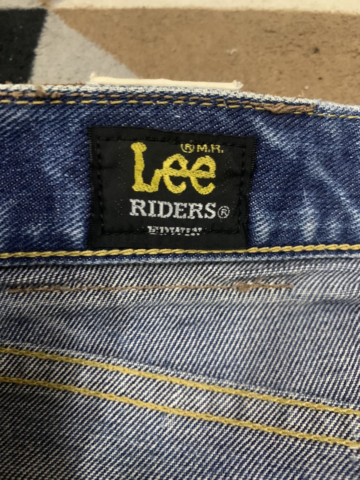 Lee Vintage Lee Riders x Edwin Mud Wash Distressed Grunge Jeans Size US 30 / EU 46 - 15 Thumbnail