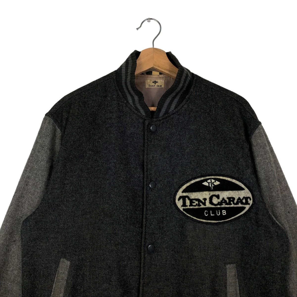 Japanese Brand Vtg Bomber Varsity Jacket Ten Carat Japan Made Issey Miyake Size US L / EU 52-54 / 3 - 2 Thumbnail