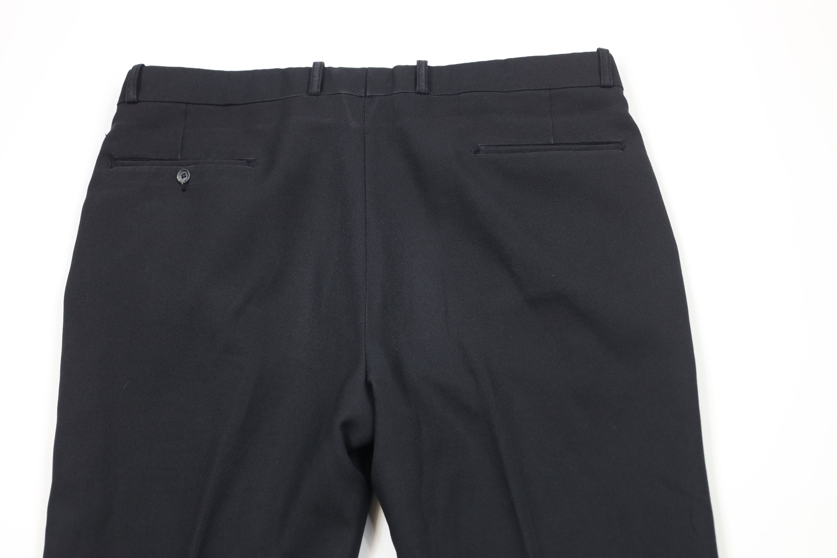 Vintage Vintage 70s Streetwear Bell Bottoms Chino Pants Black USA Size US 36 / EU 52 - 12 Thumbnail
