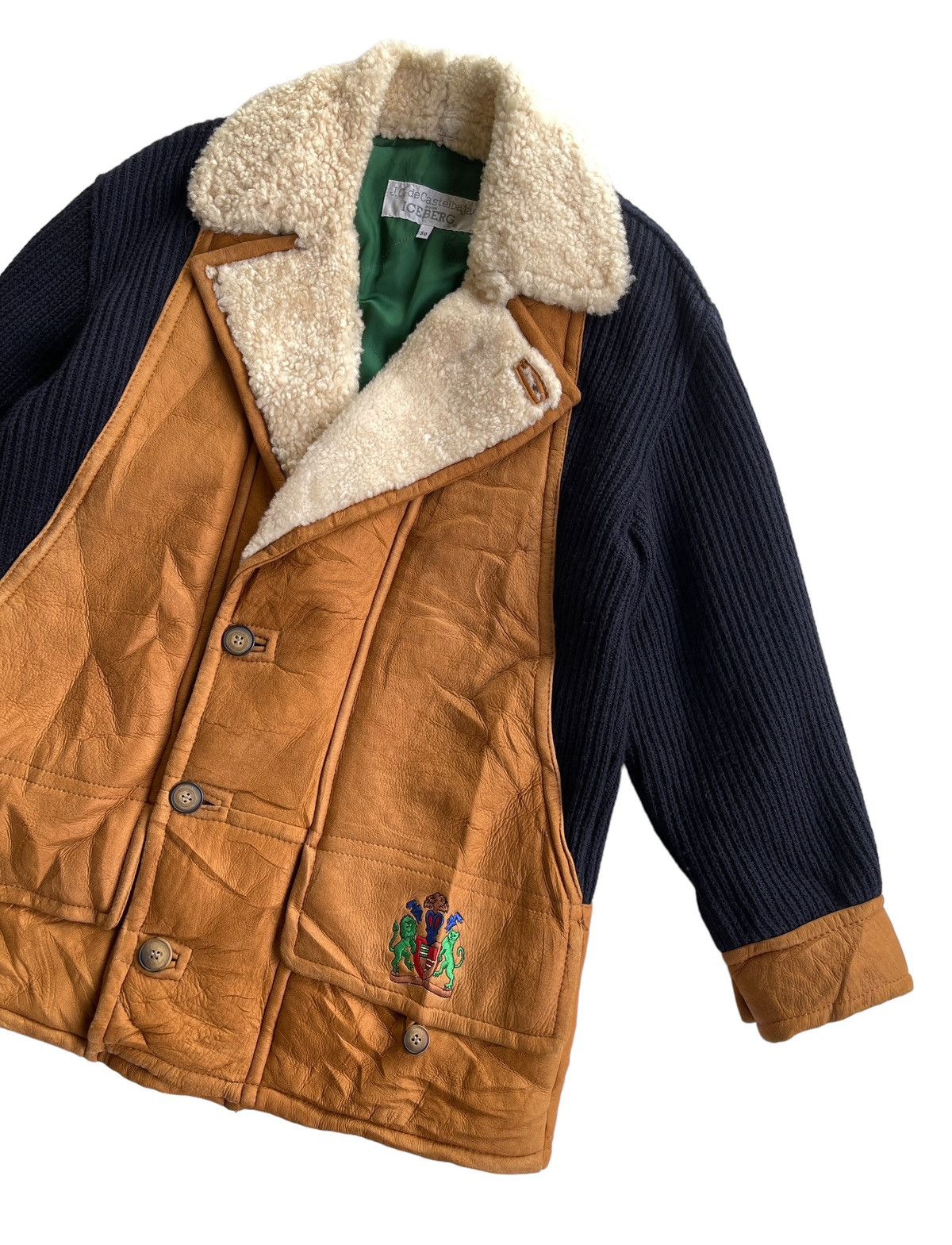 Iceberg 1980 Shearling J.C De Castelbajac Iceberg Pour Jacket Size US M / EU 48-50 / 2 - 6 Thumbnail